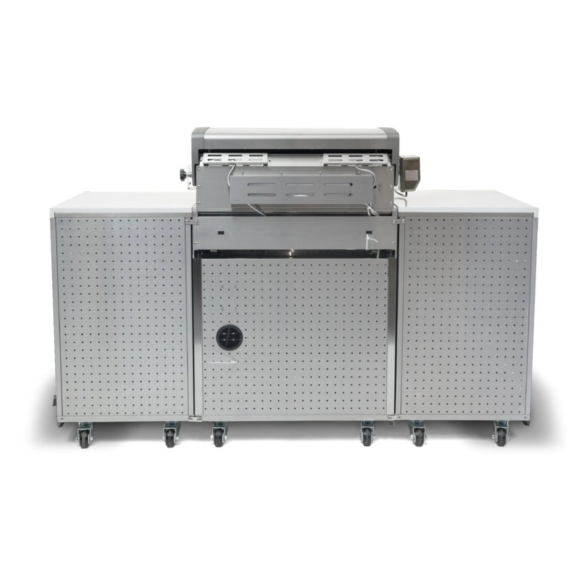 Mont Alpi MA-957RSFC 6 Ft Propane Outdoor Kitchen Island w/ Refrigerator | Novaselectes