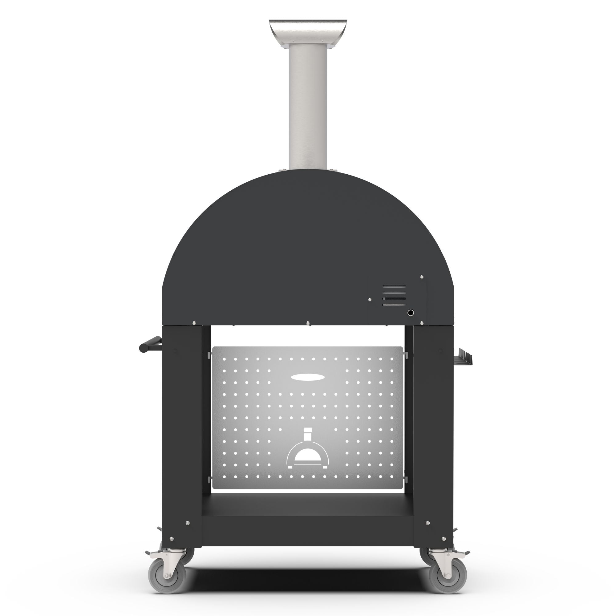 Alfa Classico 2 Pizze Freestanding Grey Pizza Oven | Novaselectes