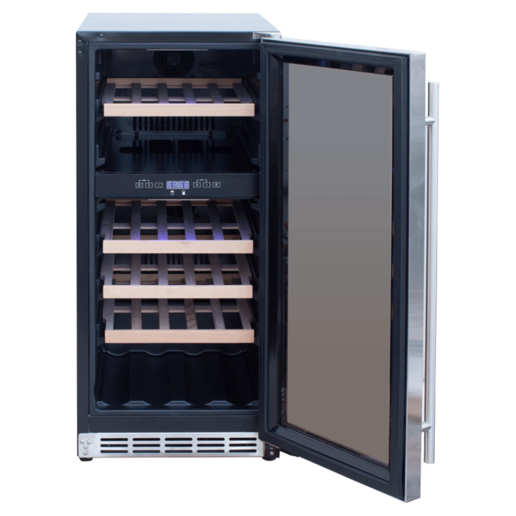 Summerset 15-Inch 3.2 Cu. Outdoor Dual Zone Wine Cooler | Novaselectes