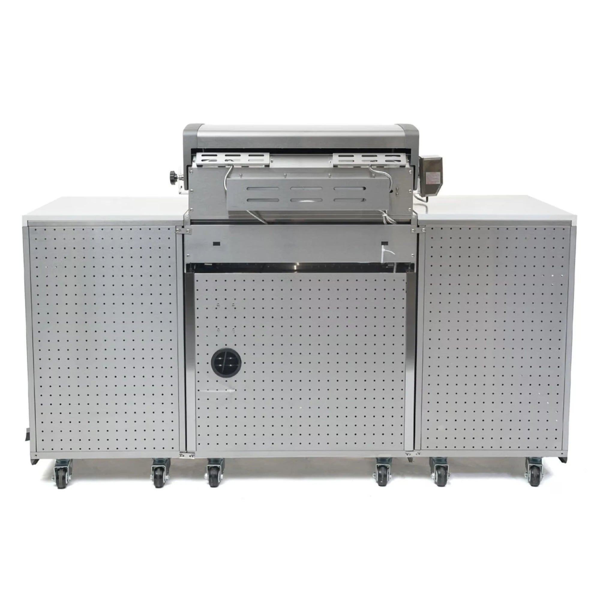 Mont Alpi MA-957RS 6 Ft Propane Outdoor Kitchen Island in Stainless Steel | Novaselectes