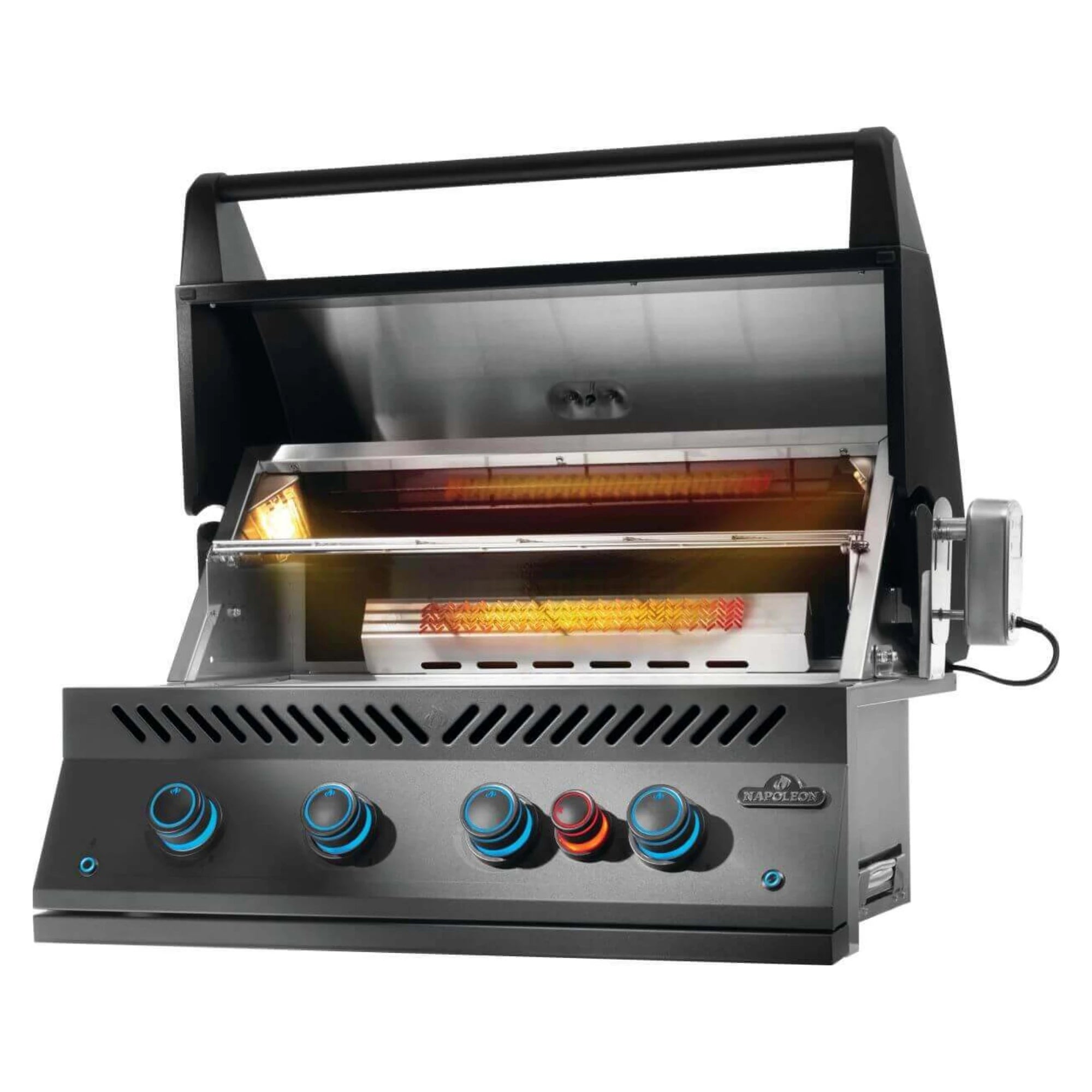 Napoleon Matte Black Built-in 700 Series 32-Inch RB Gas Grill w/ infrared Rear Burner | Novaselectes