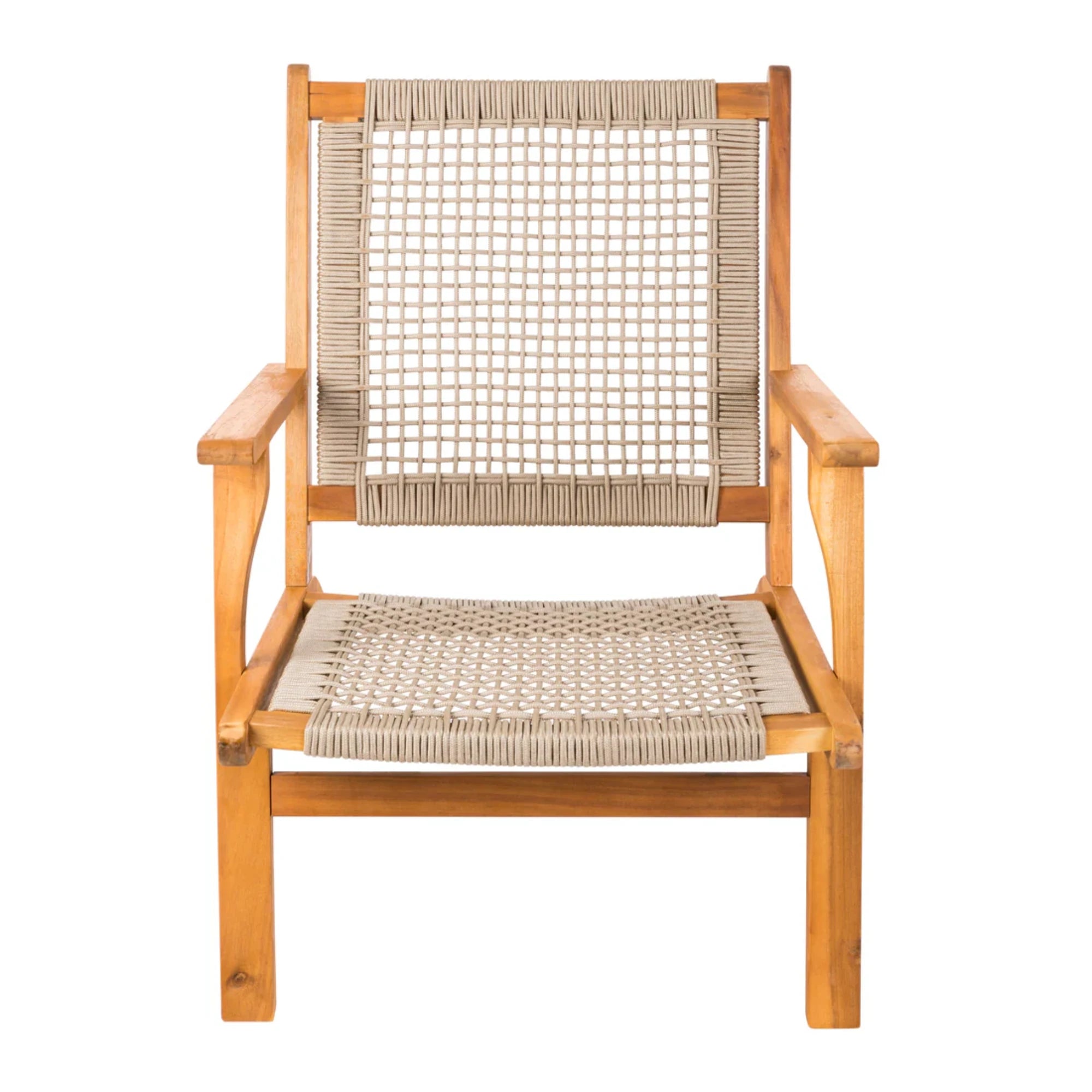 Well Traveled Living Vega Natural Stain Outdoor Chair | Novaselectes