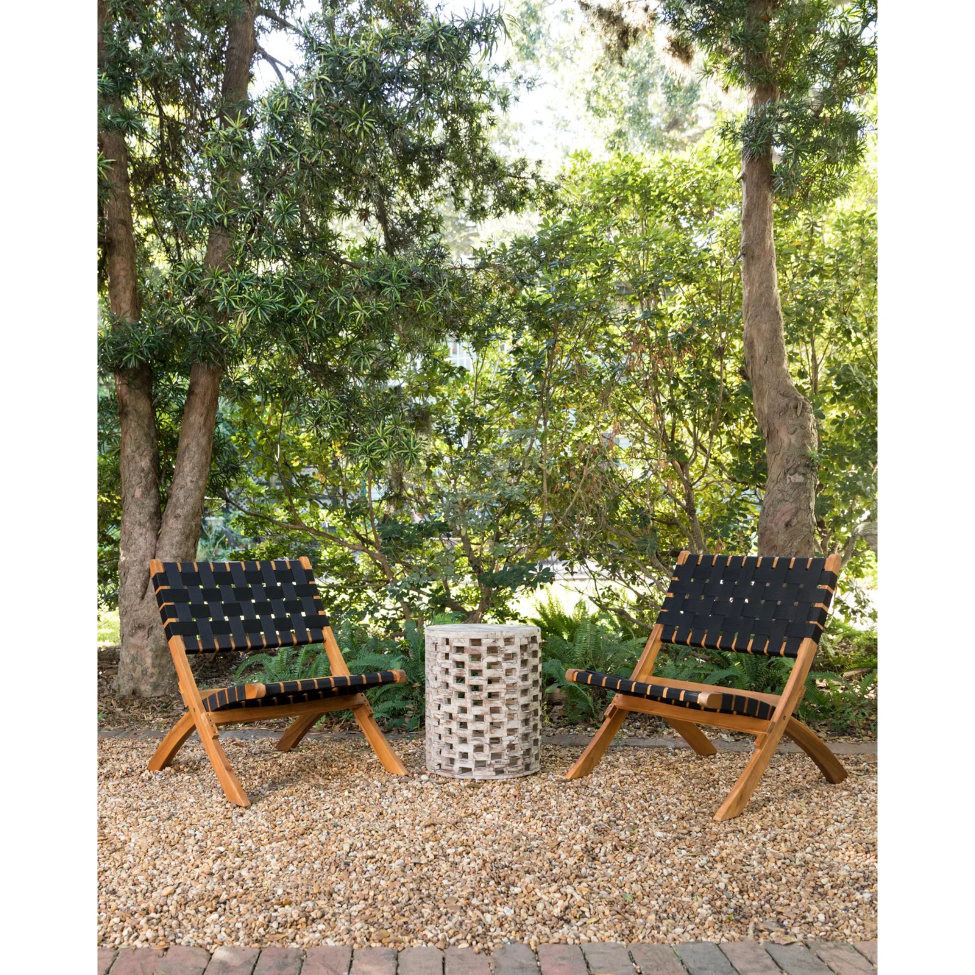 Well Traveled Living Sava Folding Outdoor Chair | Novaselectes