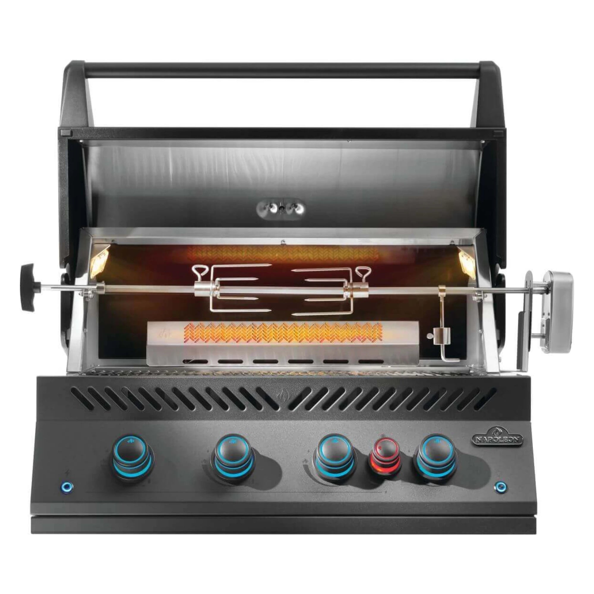 Napoleon Matte Black Built-in 700 Series 32-Inch RB Gas Grill w/ infrared Rear Burner | Novaselectes