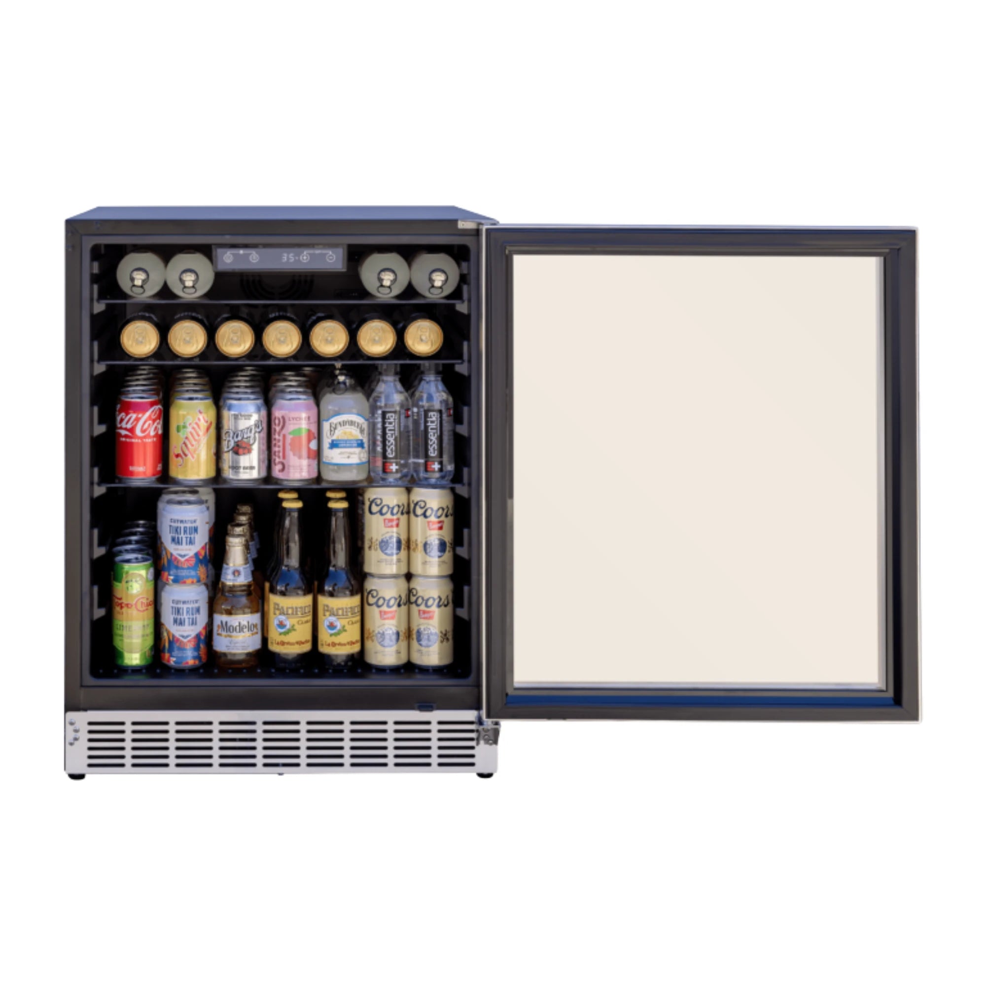 Summerset 24-Inch 5 Cu. Outdoor Compact Refrigerator w/ Glass Door | Novaselectes