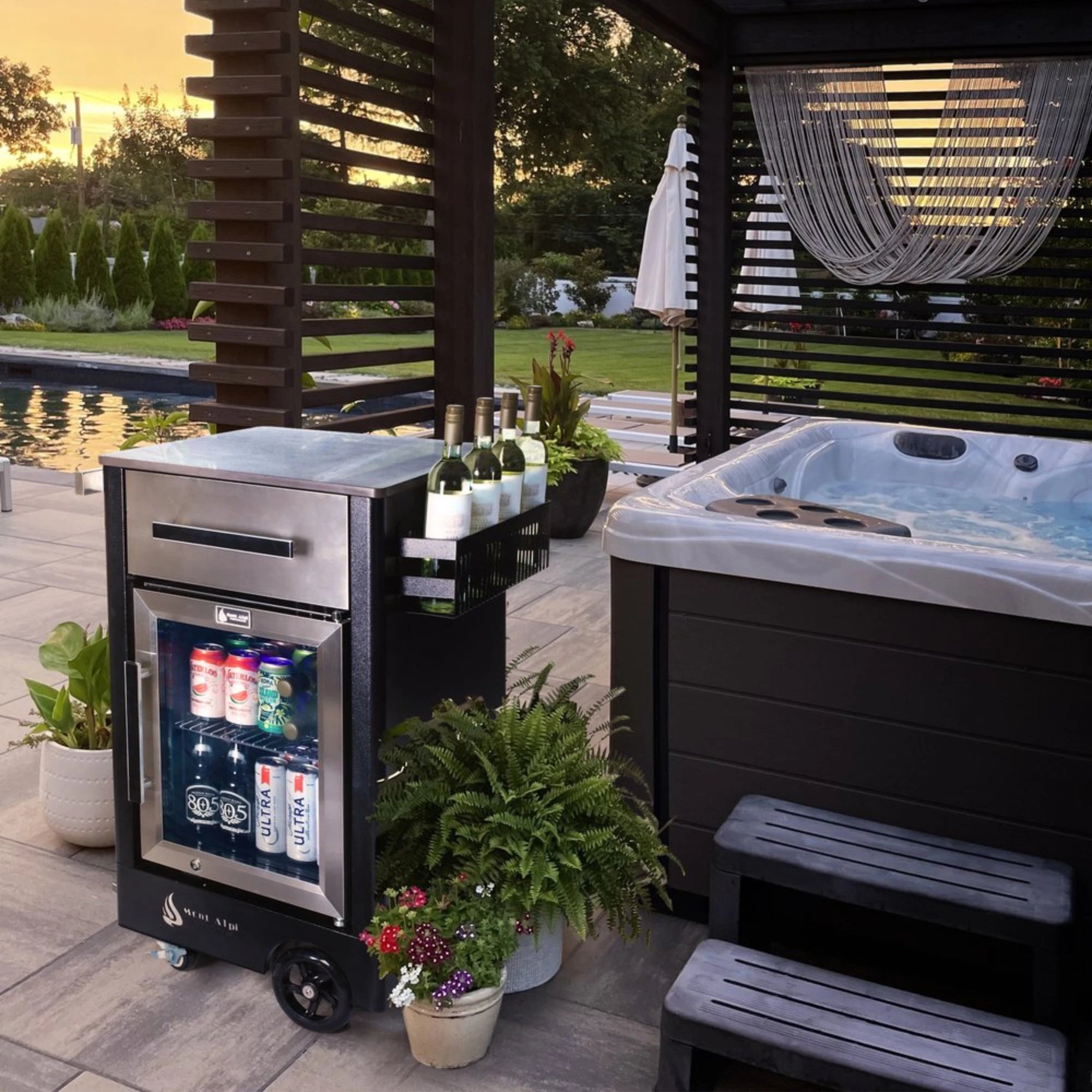 Mont Alpi Medium Prep Cart & Fridge | Novaselectes