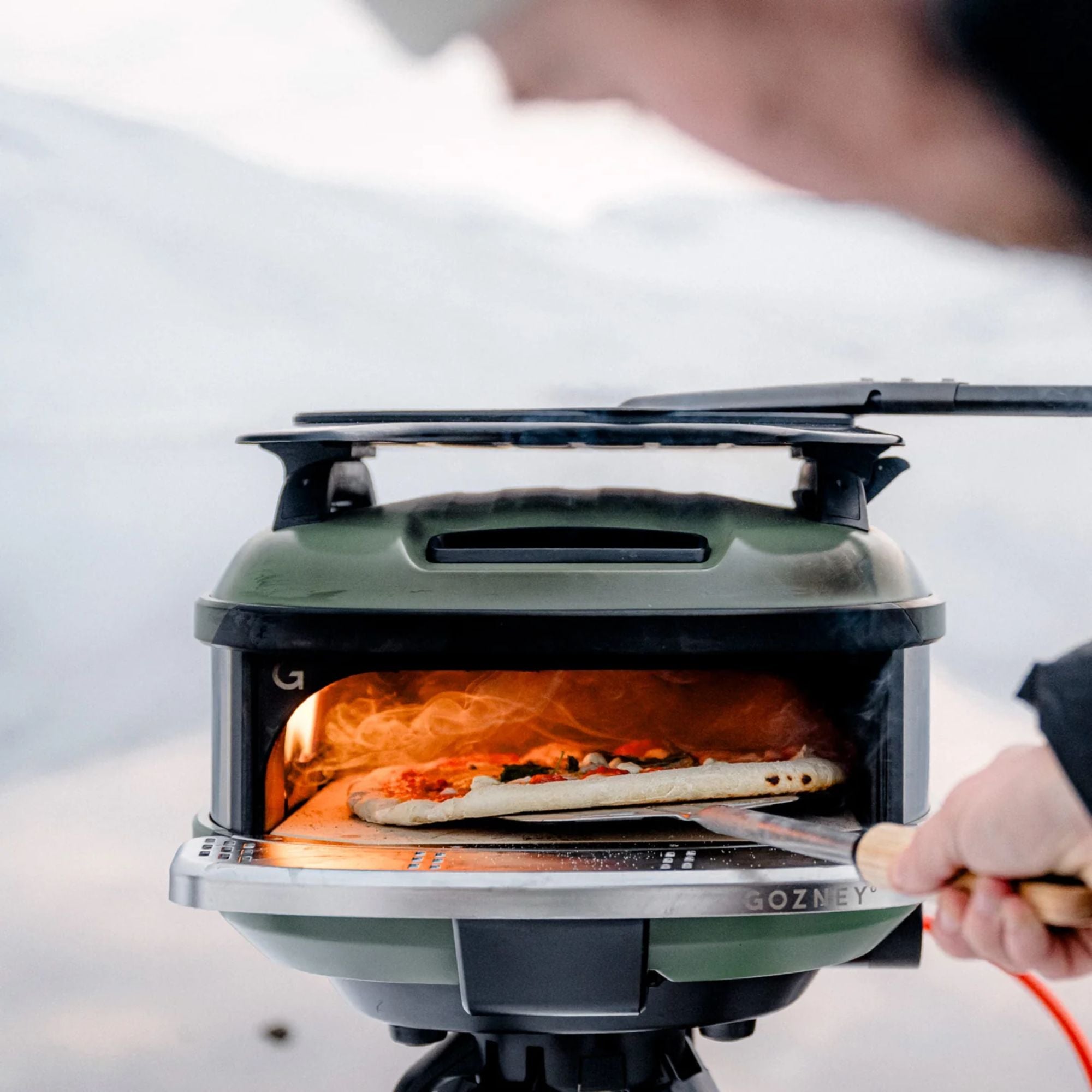 Gozney Tread Olive Portable Propane Gas Pizza Oven | Novaselectes