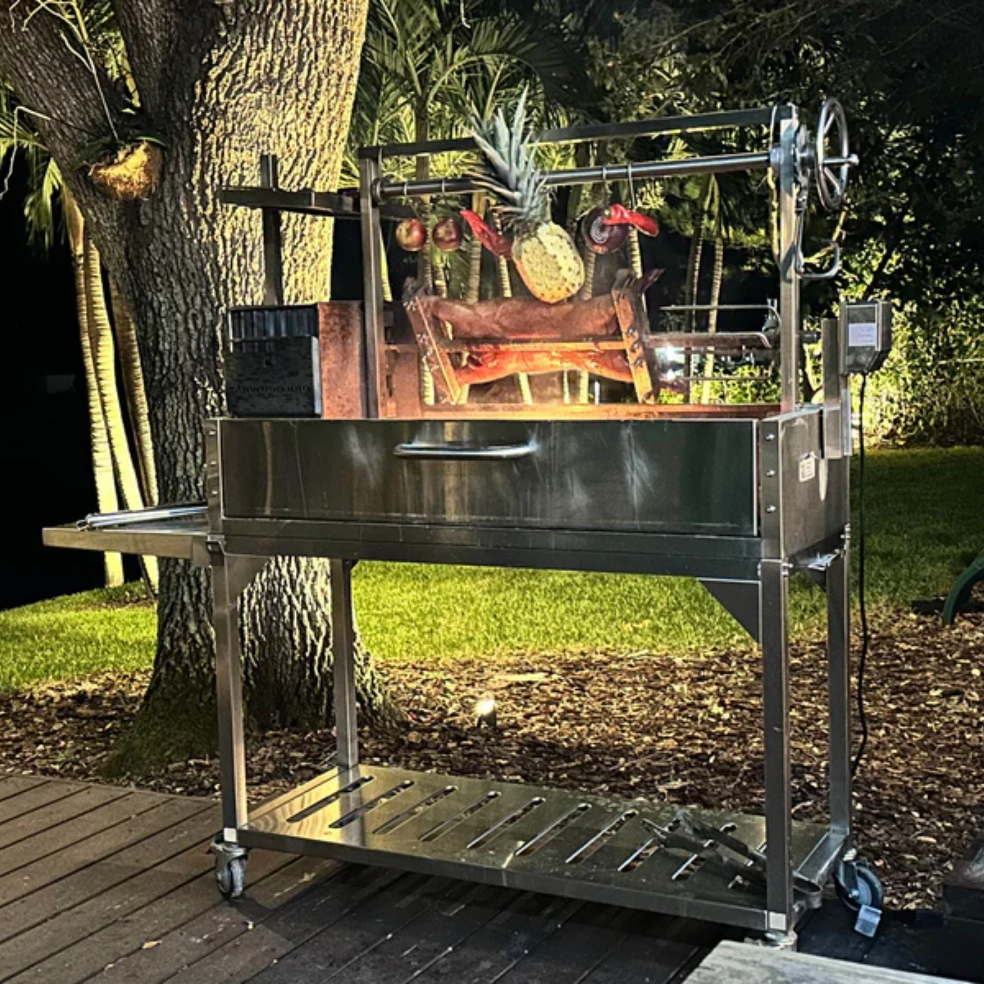 Tagwood BBQ50SS BBQ Stainless Steel Rotisserie Kit | Novaselectes
