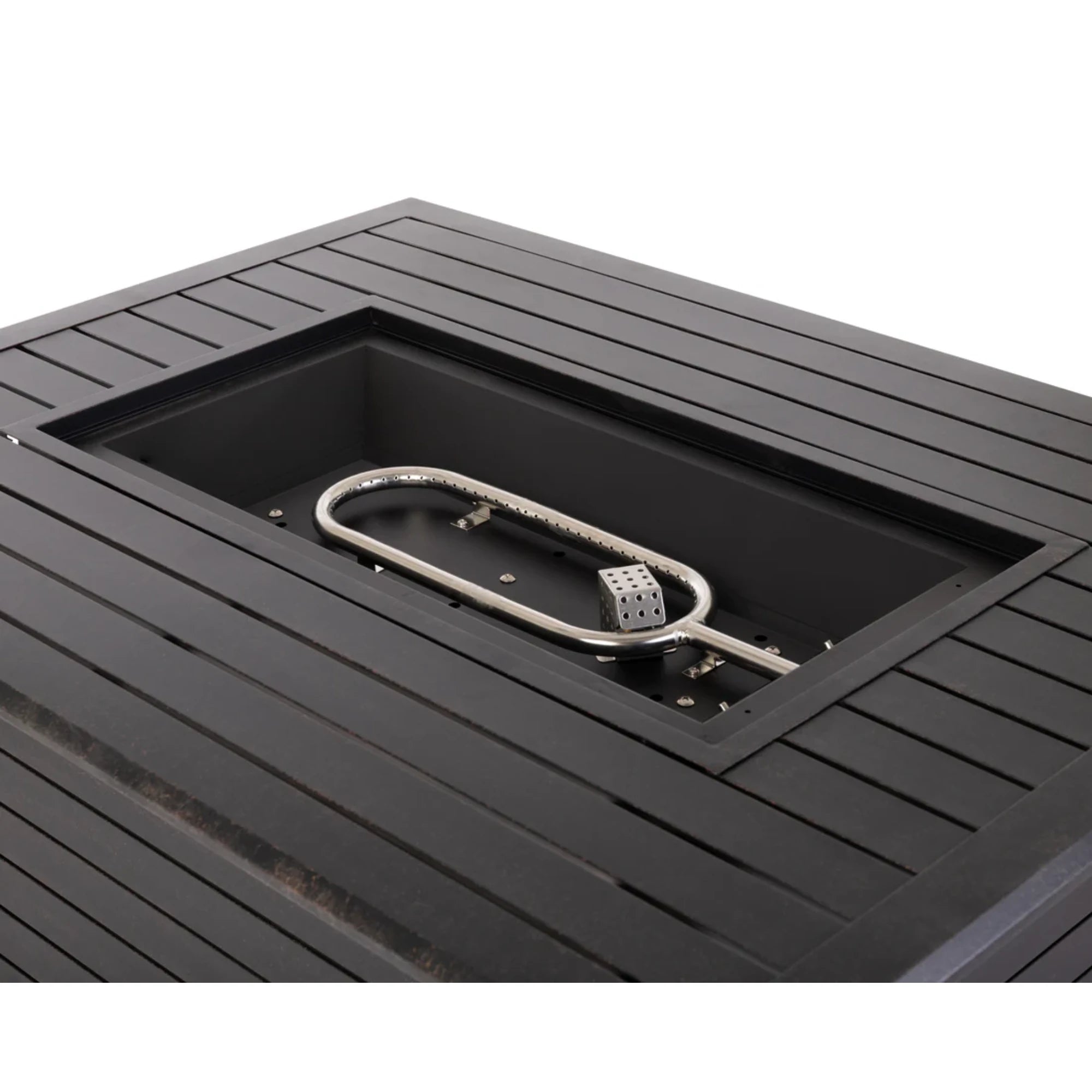 Well Traveled Living Longmont Aluminum Rectangular Propane Fire Pit | Novaselectes