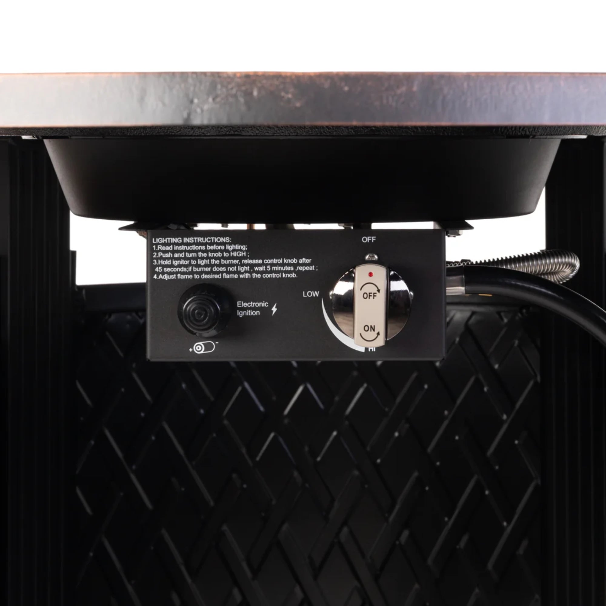 Well Traveled Living Wagner Aluminum Round Propane Fire Pit | Novaselectes
