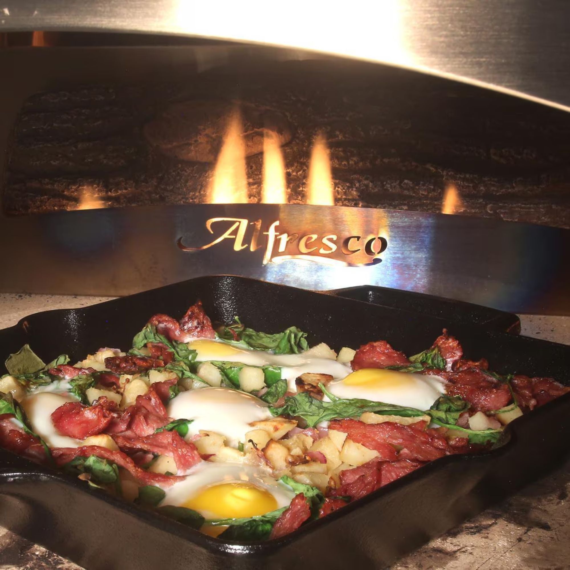 Alfresco 30-Inch Countertop Outdoor Gas Pizza Oven | Novaselectes