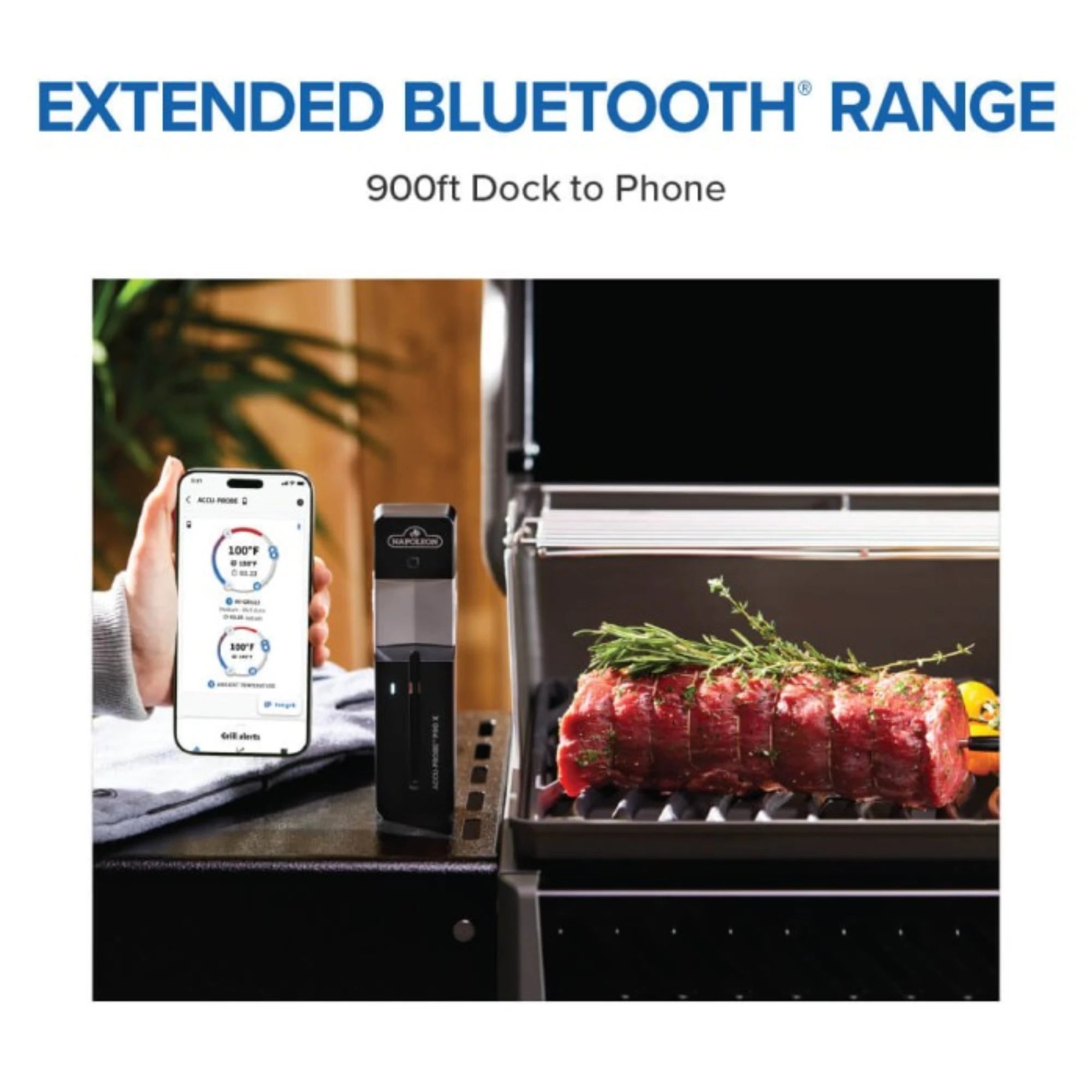 Napoleon ACCU-PROBE™ PRO X Wireless Bluetooth® Smart Thermometer | Novaselectes