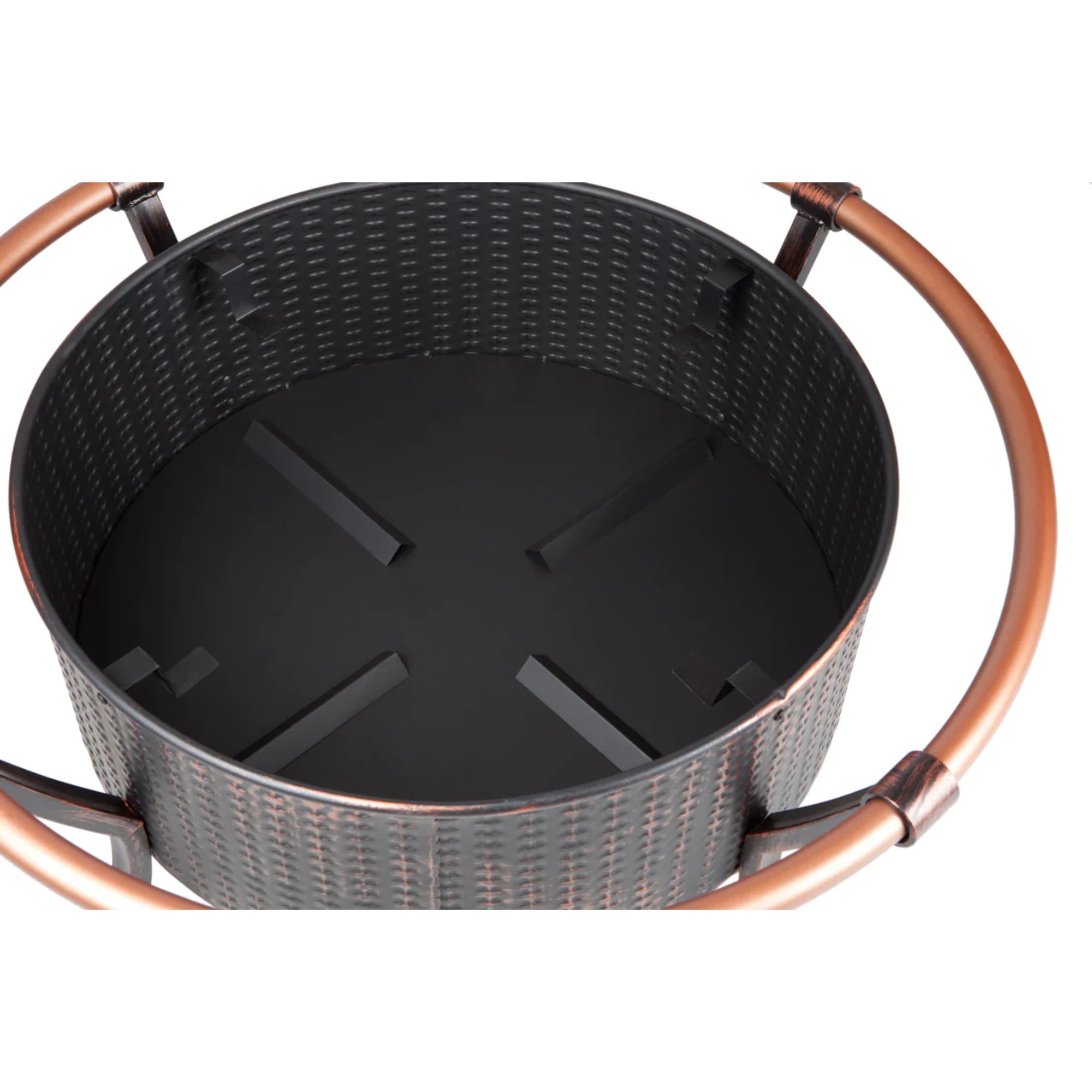 Well Traveled Living Copper Rail Fire Pit | Novaselectes