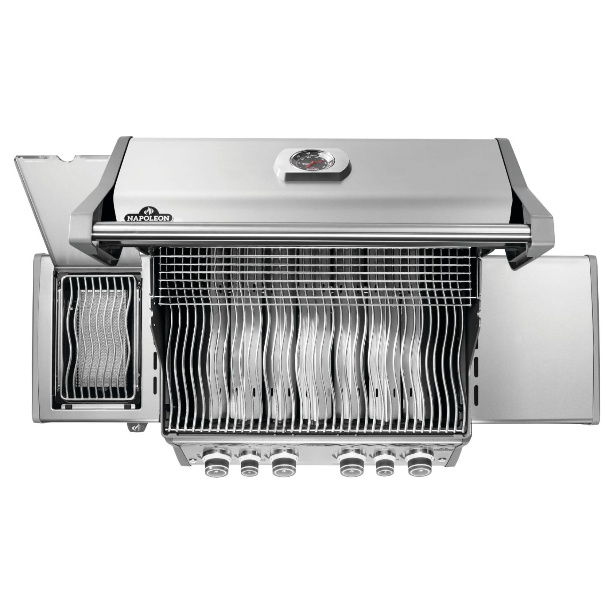 Napoleon Rogue® PRO 525 SIB Stainless Steel Freestanding Gas Grill w/ Infrared Side Burner | Novaselectes