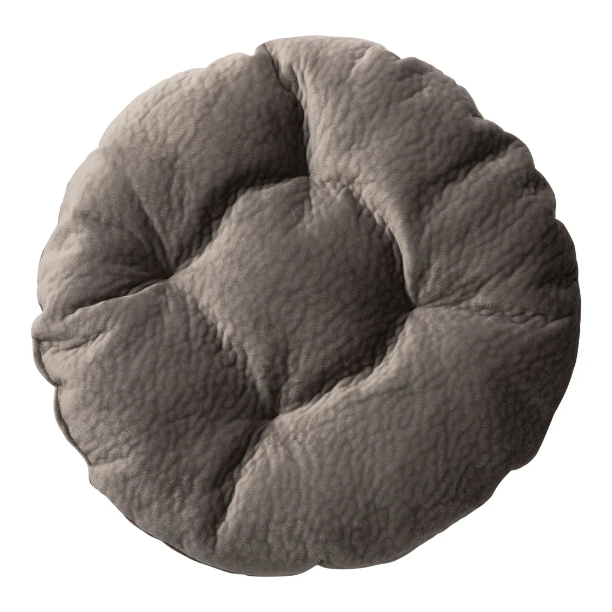 Huntley Pet Hemisphere Rattan Pet Bed, Grey | Novaselectes