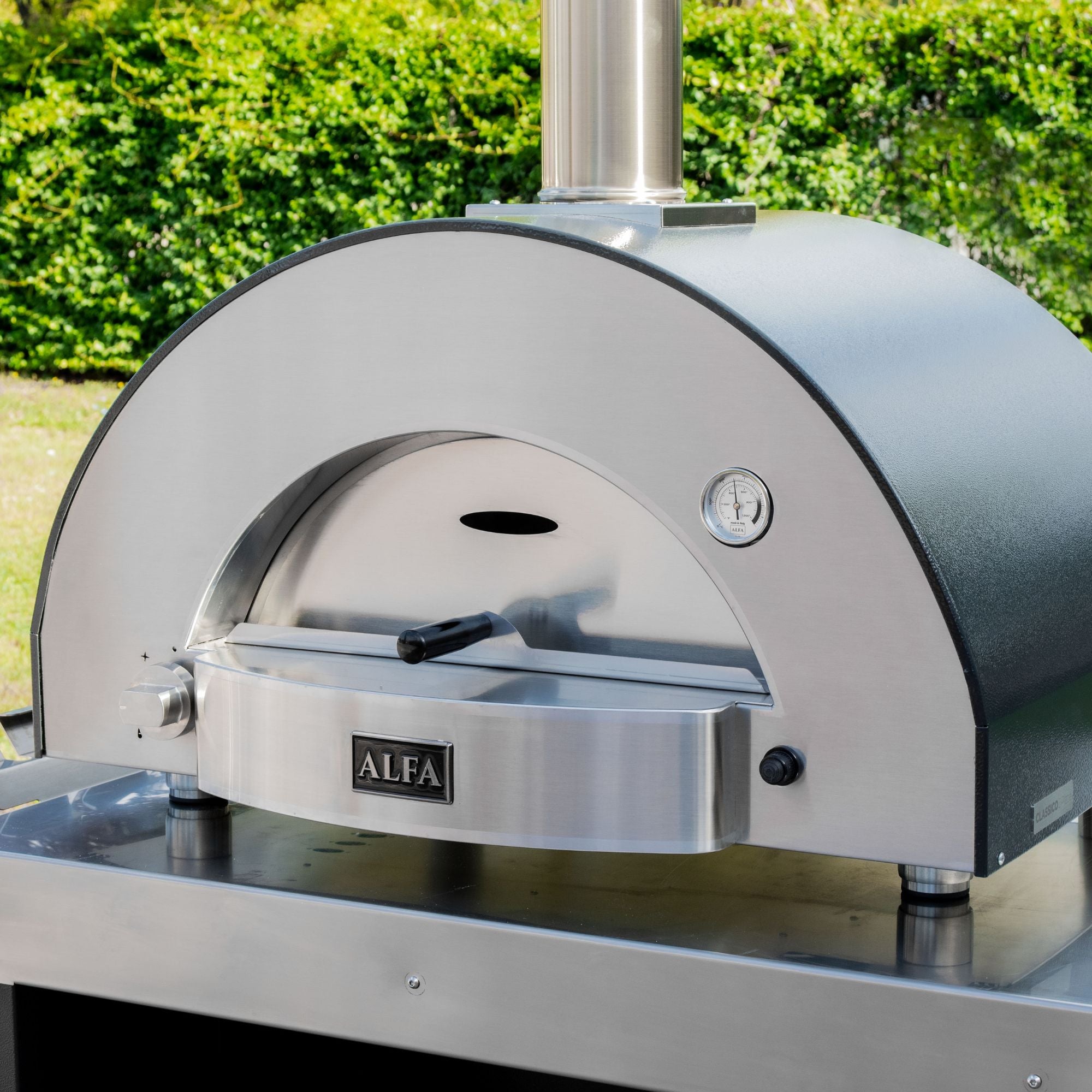 Alfa Classico 2 Pizze Grey Gas Pizza Oven | Novaselectes