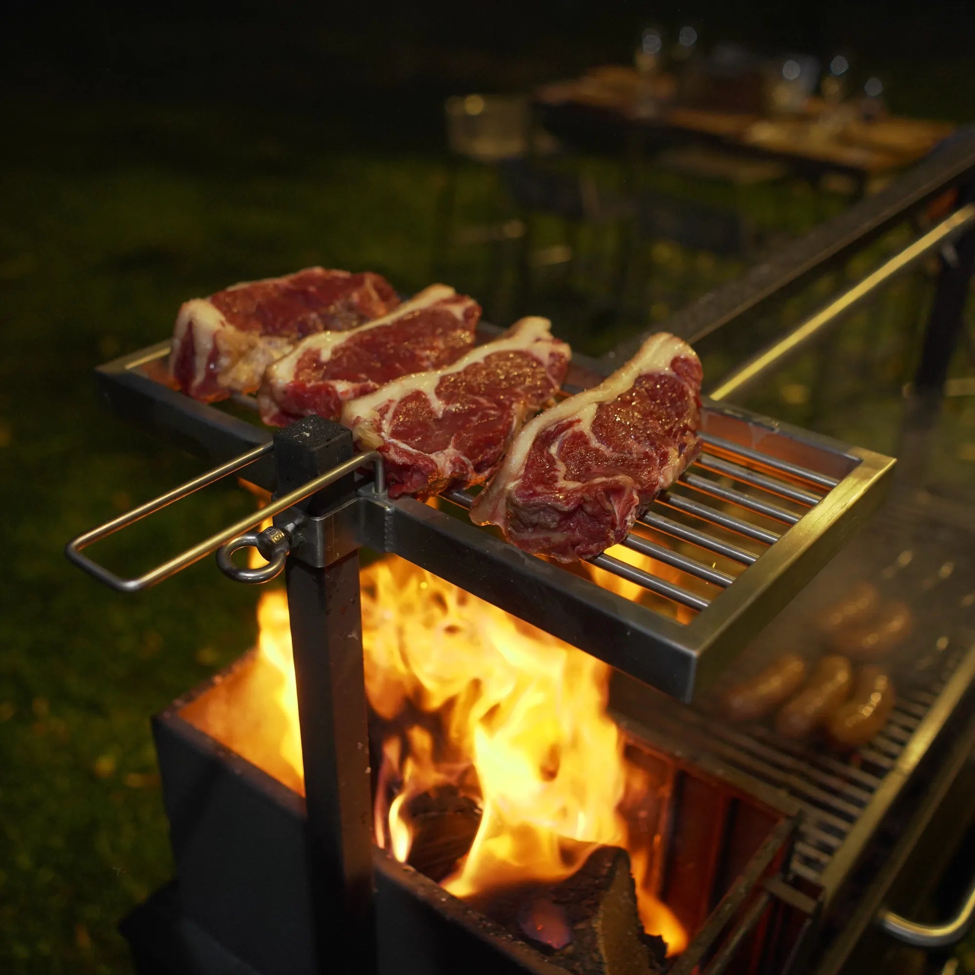 Tagwood BBQ03SI Freestanding Santa Maria Argentine Charcoal Grill | Novaselectes