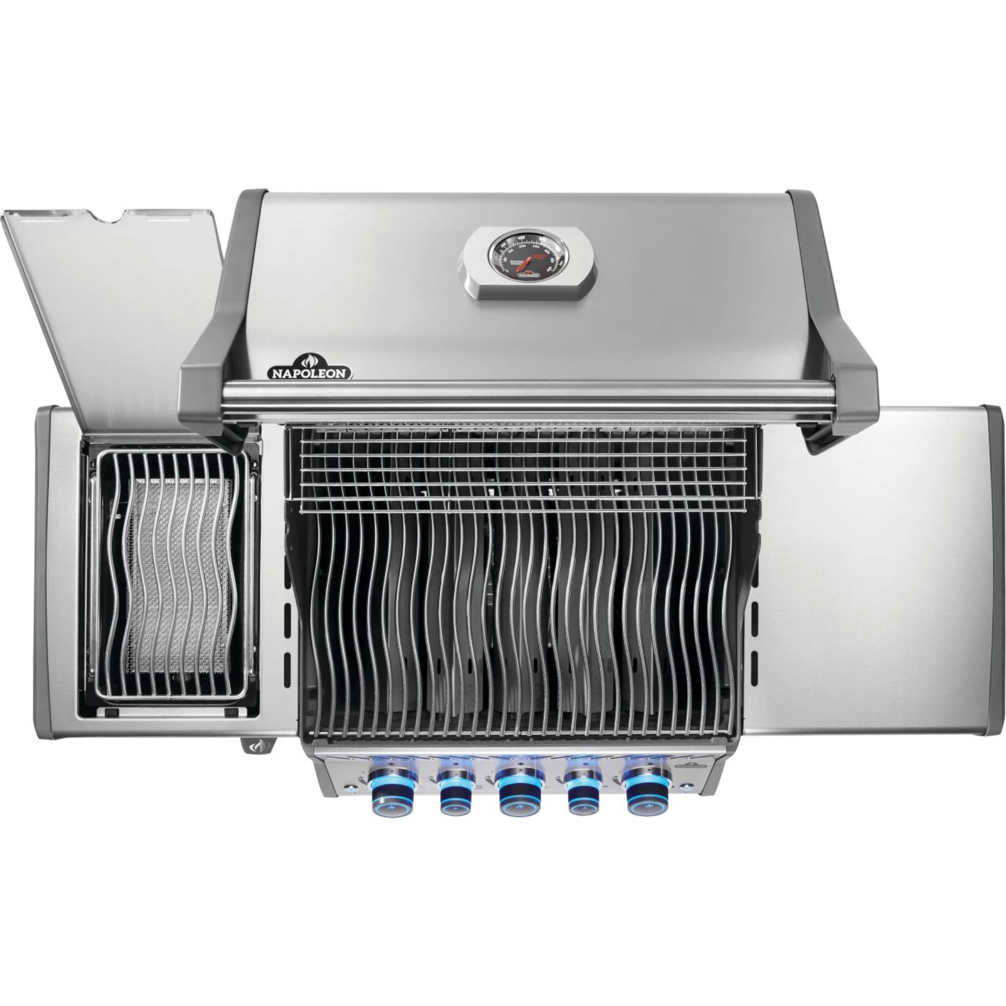 Napoleon Rogue® PRO-S 425 RSIB Freestanding Gas Grill w/ Infrared Side and Rear Burner | Novaselectes