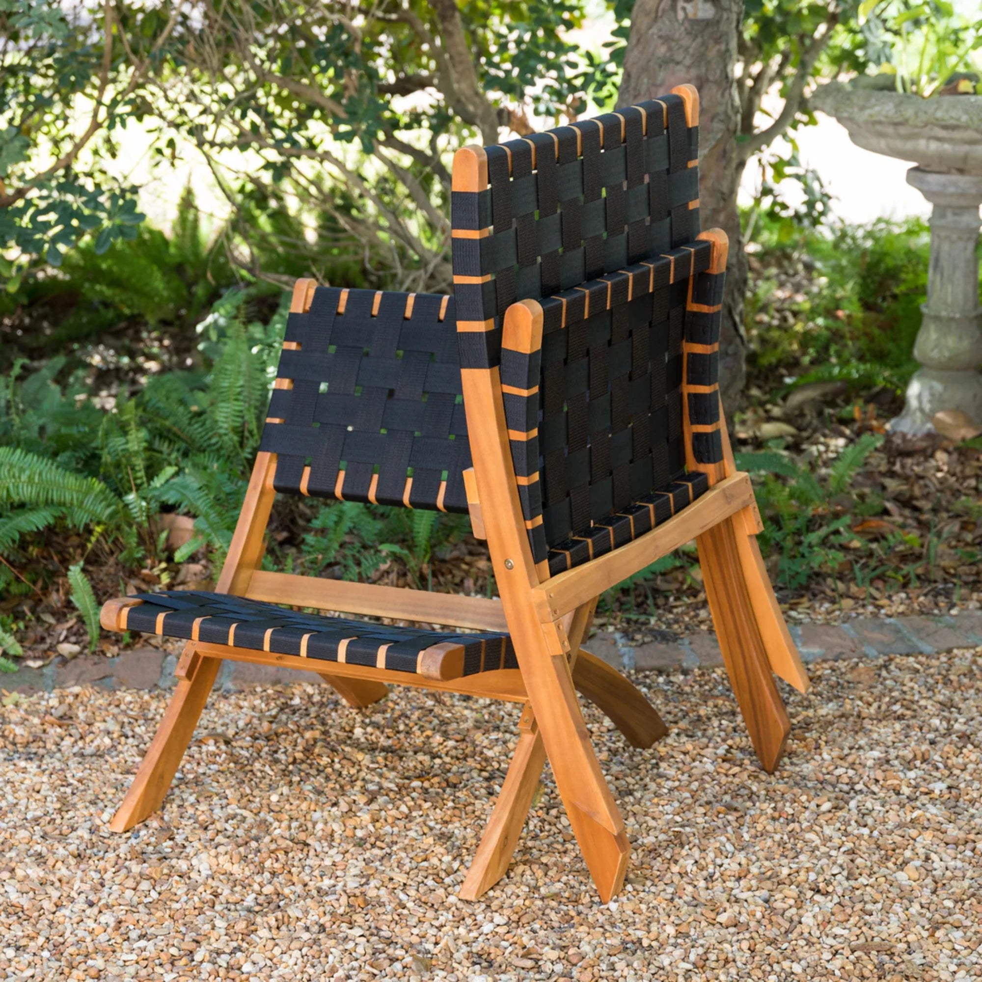 Well Traveled Living Sava Folding Outdoor Chair | Novaselectes