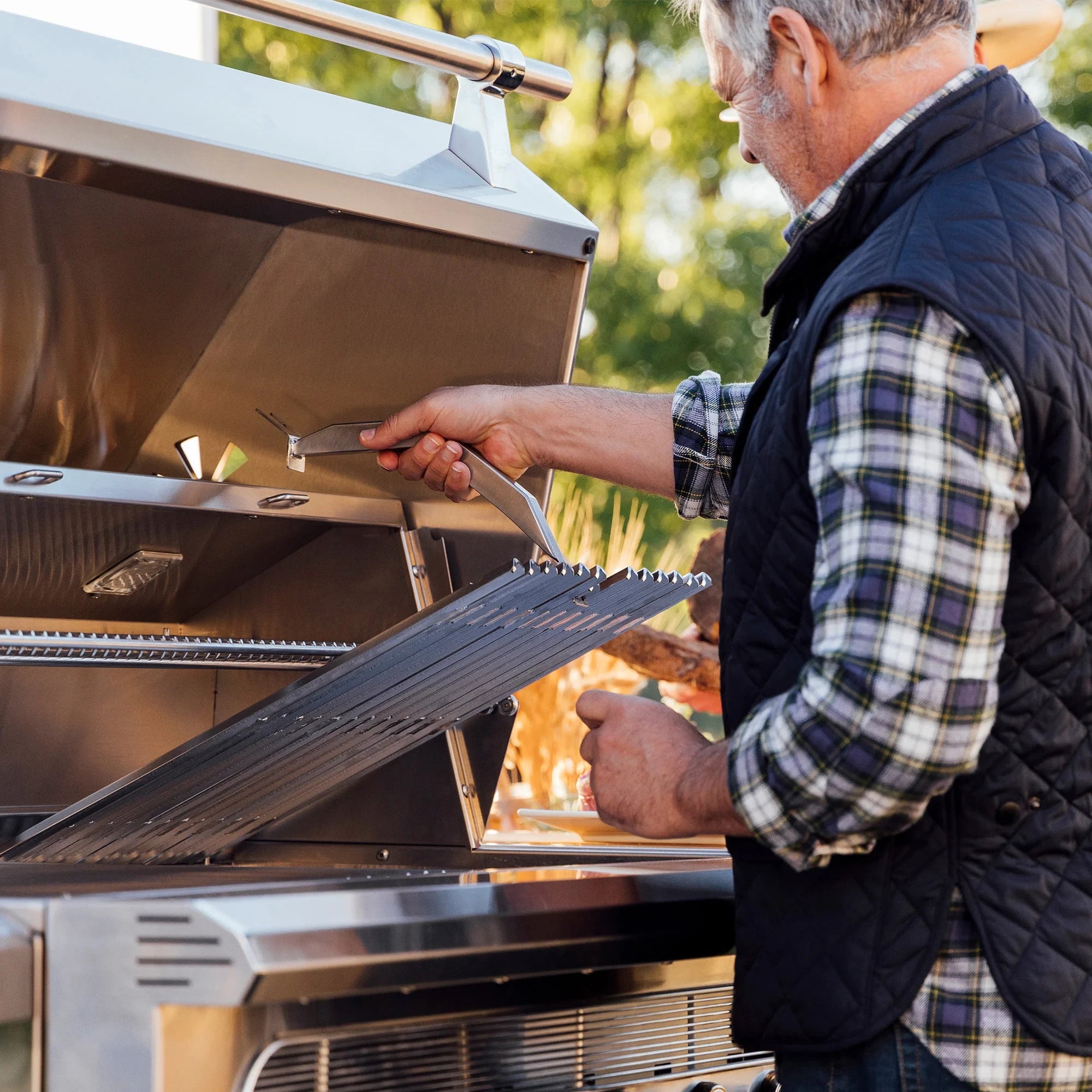 American Made Grills Muscle 36-Inch Built-In Hybrid Grill | Novaselectes
