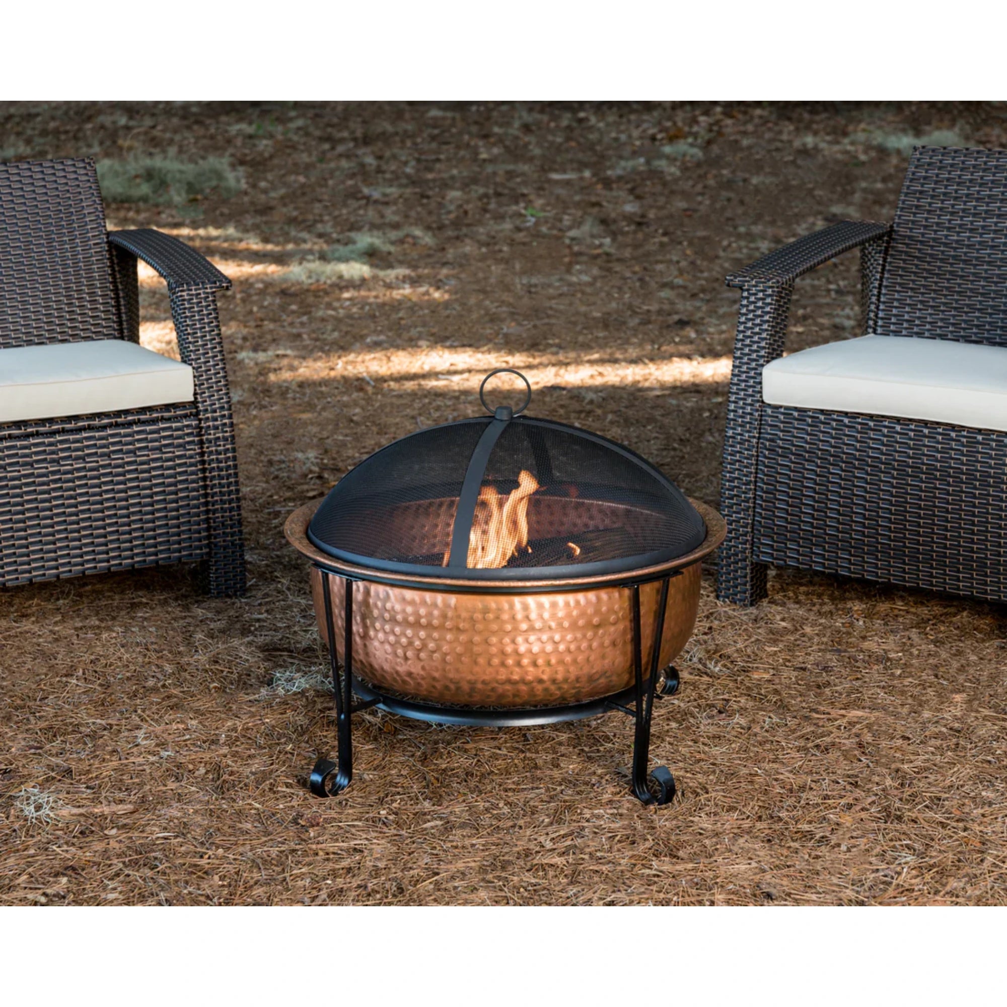 Well Traveled Living Palermo Copper Fire Pit | Novaselectes