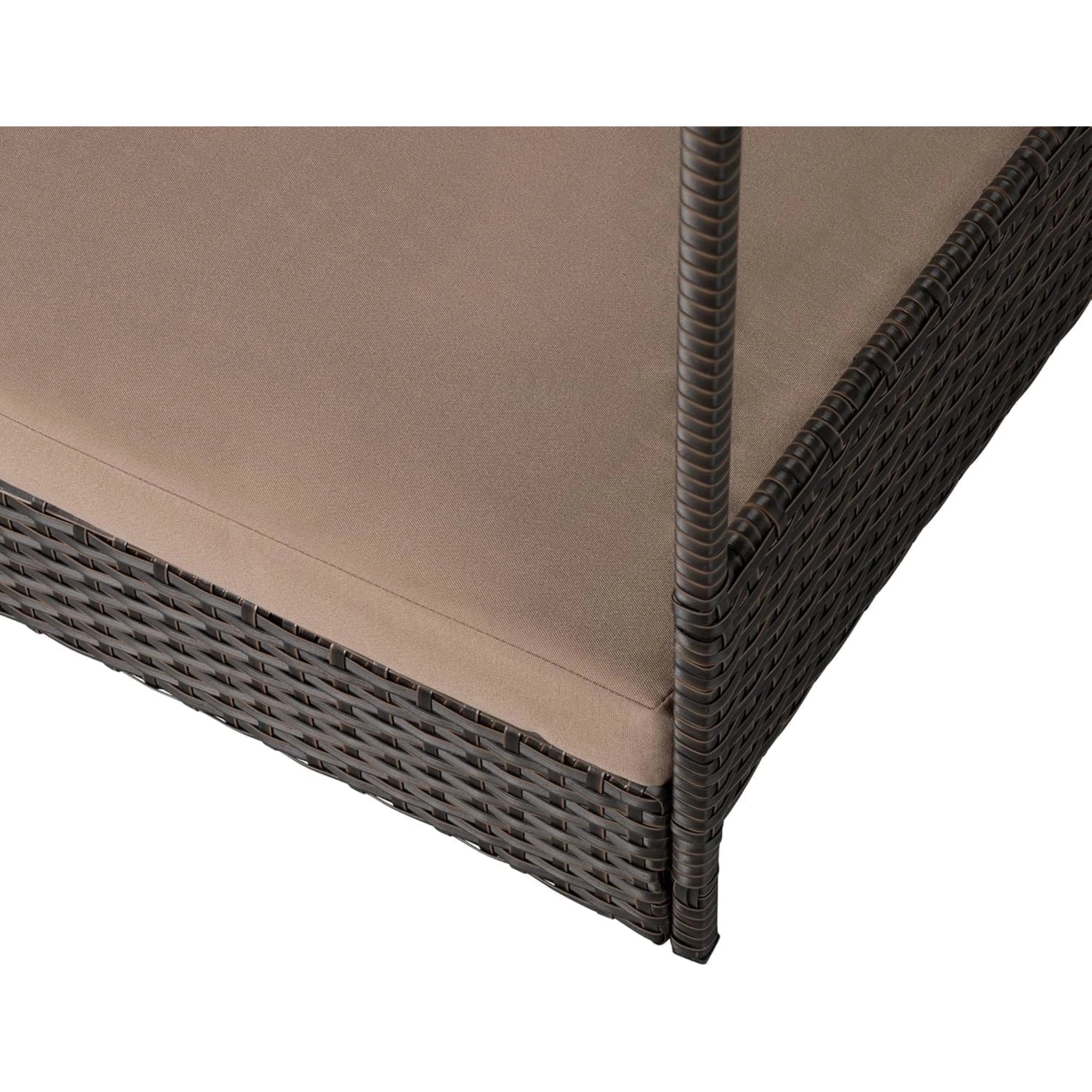 Huntley Pet Rattan Wicker Cabana Raised Pet Bed | Novaselectes