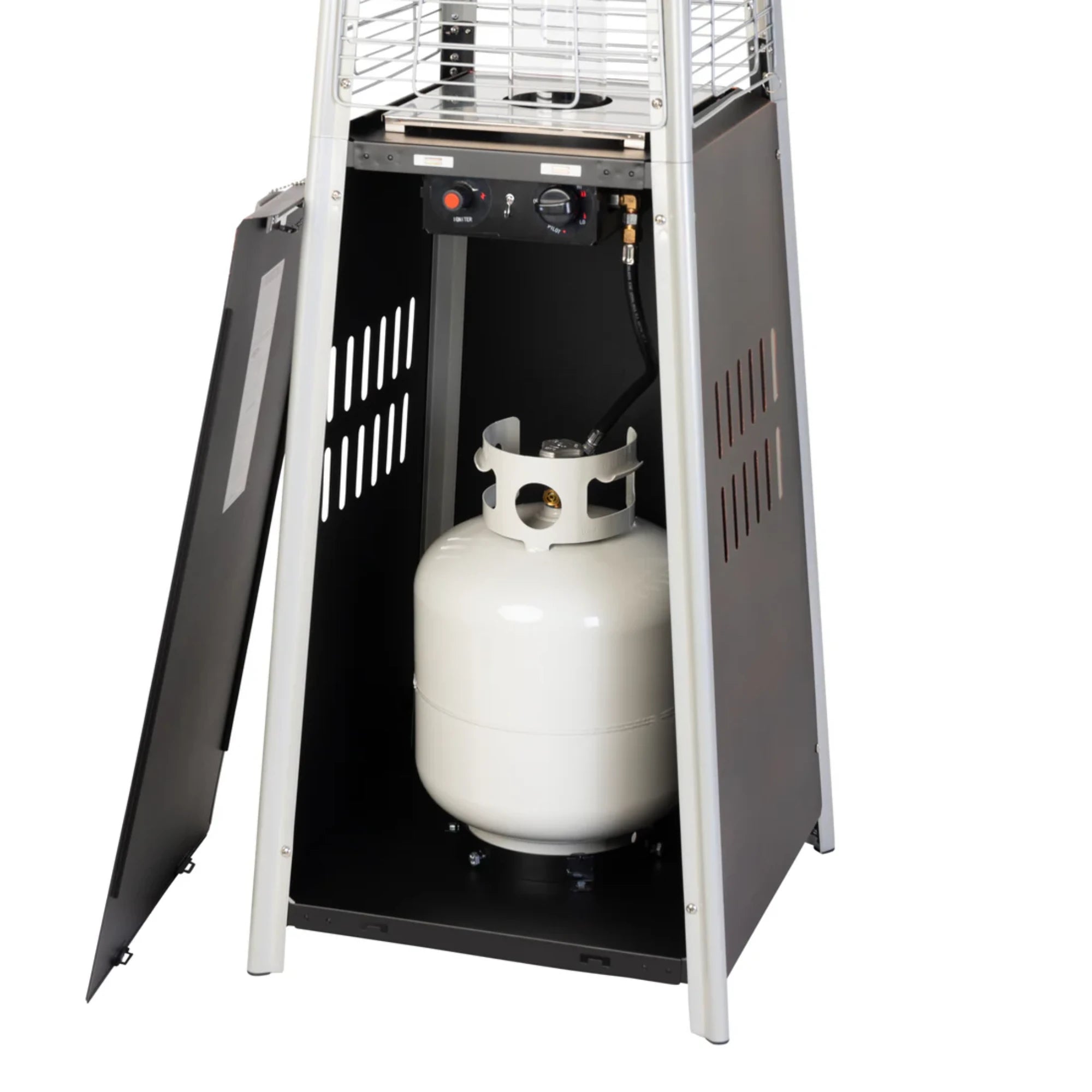 Well Traveled Living Coronado Brushed Bronze Pyramid Flame Propane Patio Heater | Novaselectes