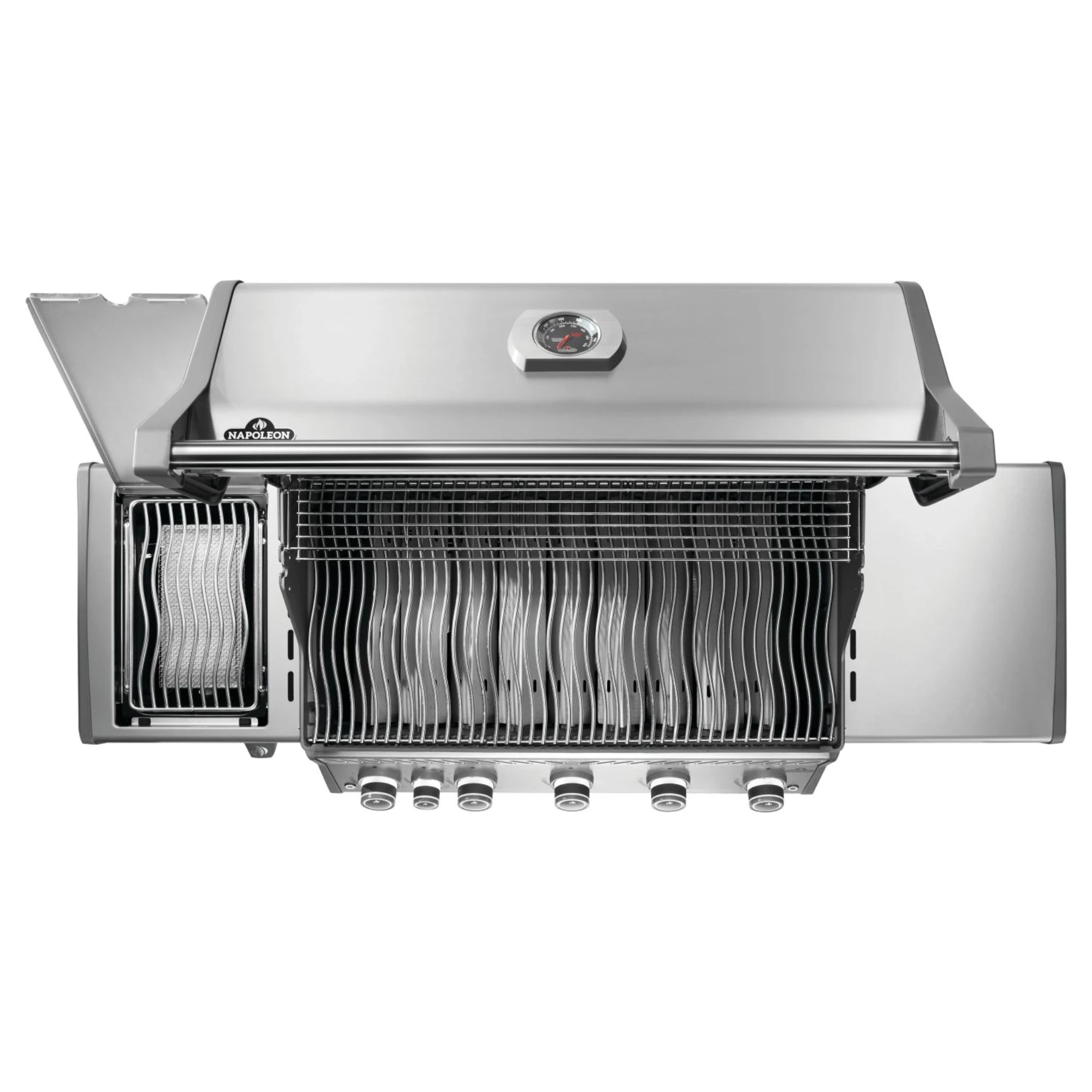 Napoleon Rogue PRO 625 SIB Freestanding Gas Grill w/ Infrared Side Burner | Novaselectes