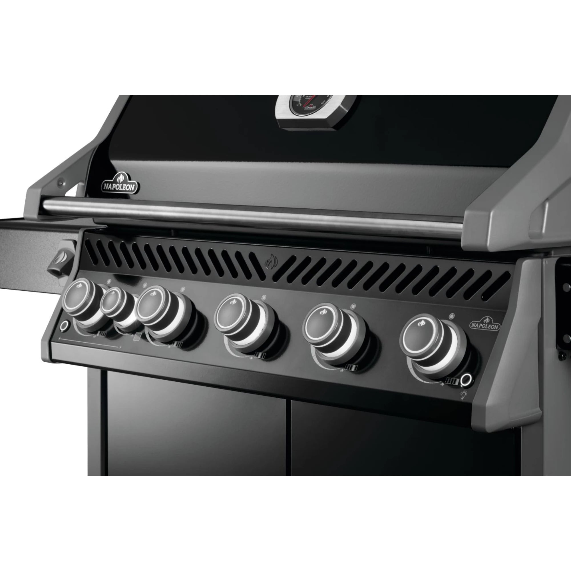 Napoleon Rogue PRO 625 SIB Black Freestanding Gas Grill w/ Infrared Side Burner | Novaselectes