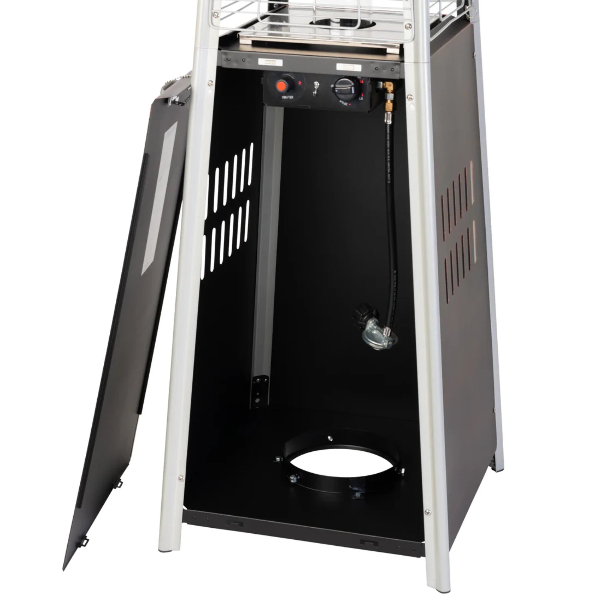 Well Traveled Living Coronado Brushed Bronze Pyramid Flame Propane Patio Heater | Novaselectes