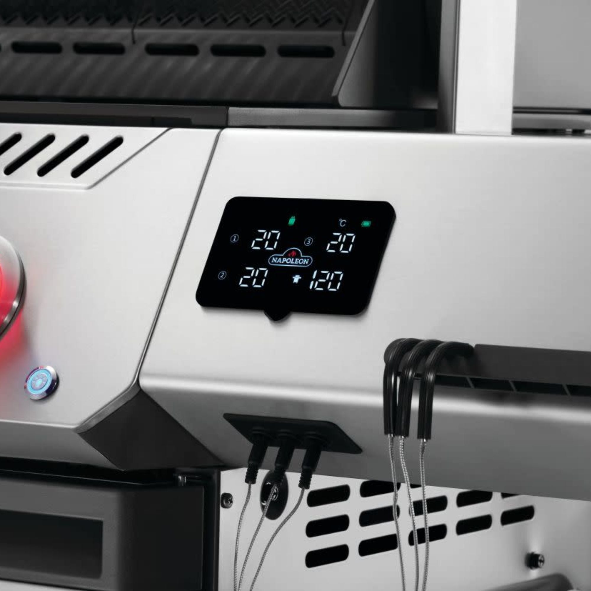 Napoleon New Prestige® 500 Connected RSIB Freestanding Gas Grill w/ Infrared Side and Rear Burner | Novaselectes