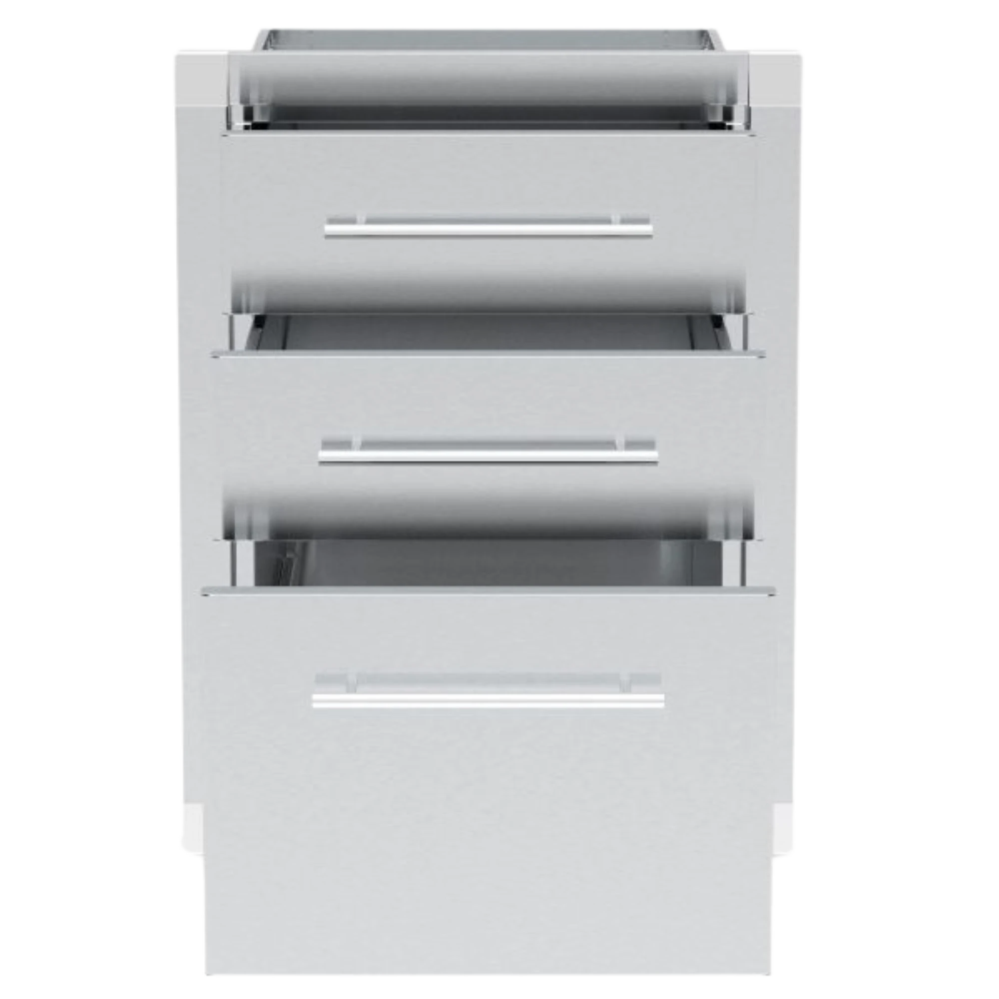 Broil King Stainless Steel Enclosed Triple Drawer Assembly | Novaselectes