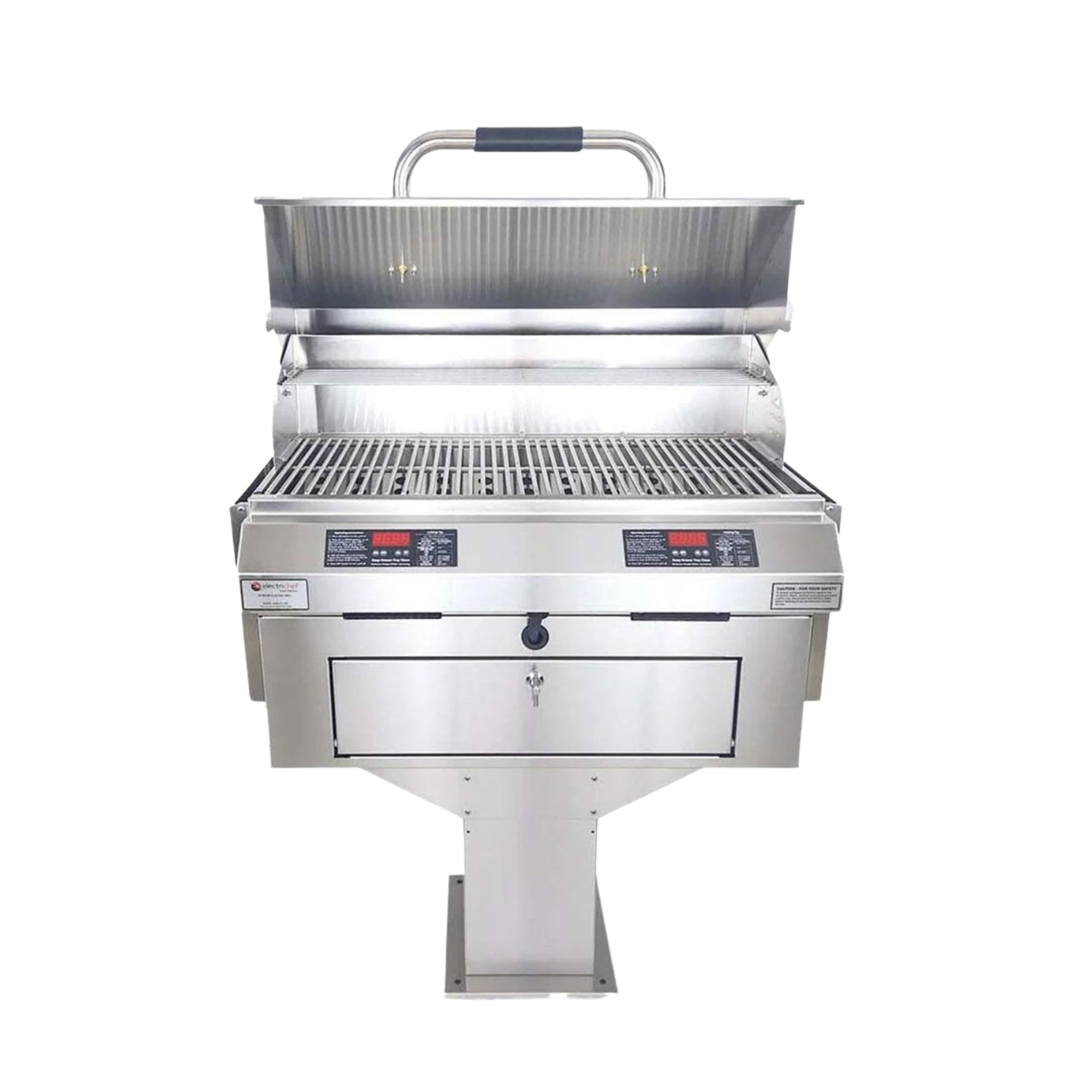 ElectriChef Ruby 32-Inch Dual Pedestal Base Electric Grill | Novaselectes