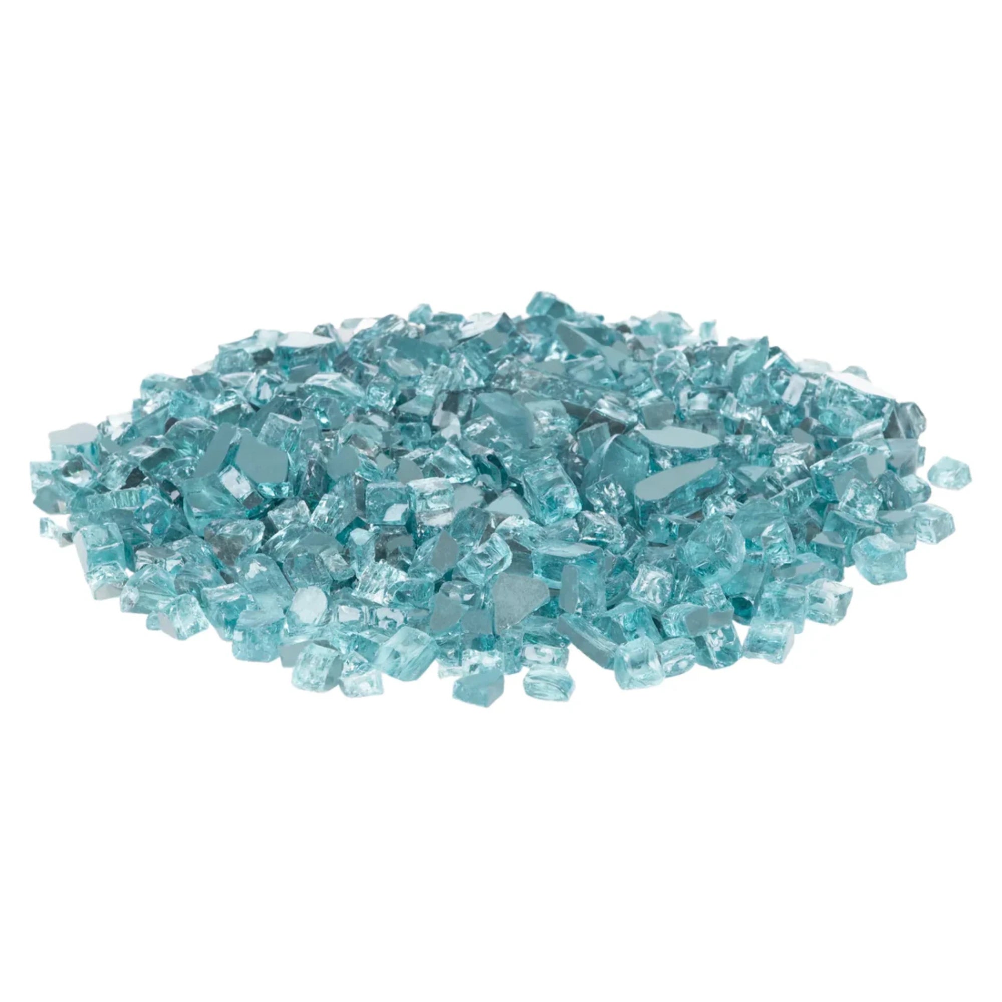 Well Traveled Living Bahama Blue Reflective Fire Glass | Novaselectes