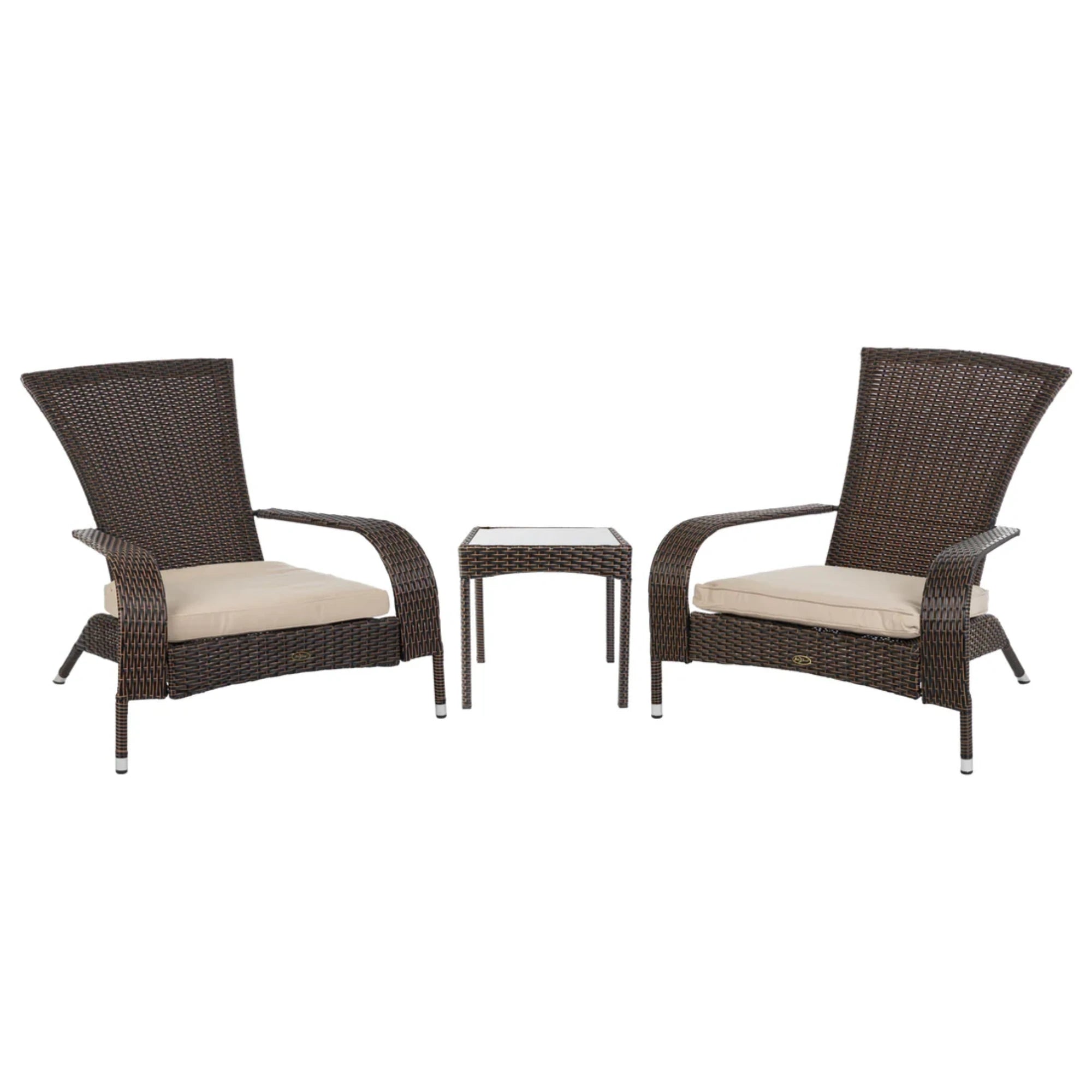 Well Traveled Living Coconino Wicker Chat Set | Novaselectes