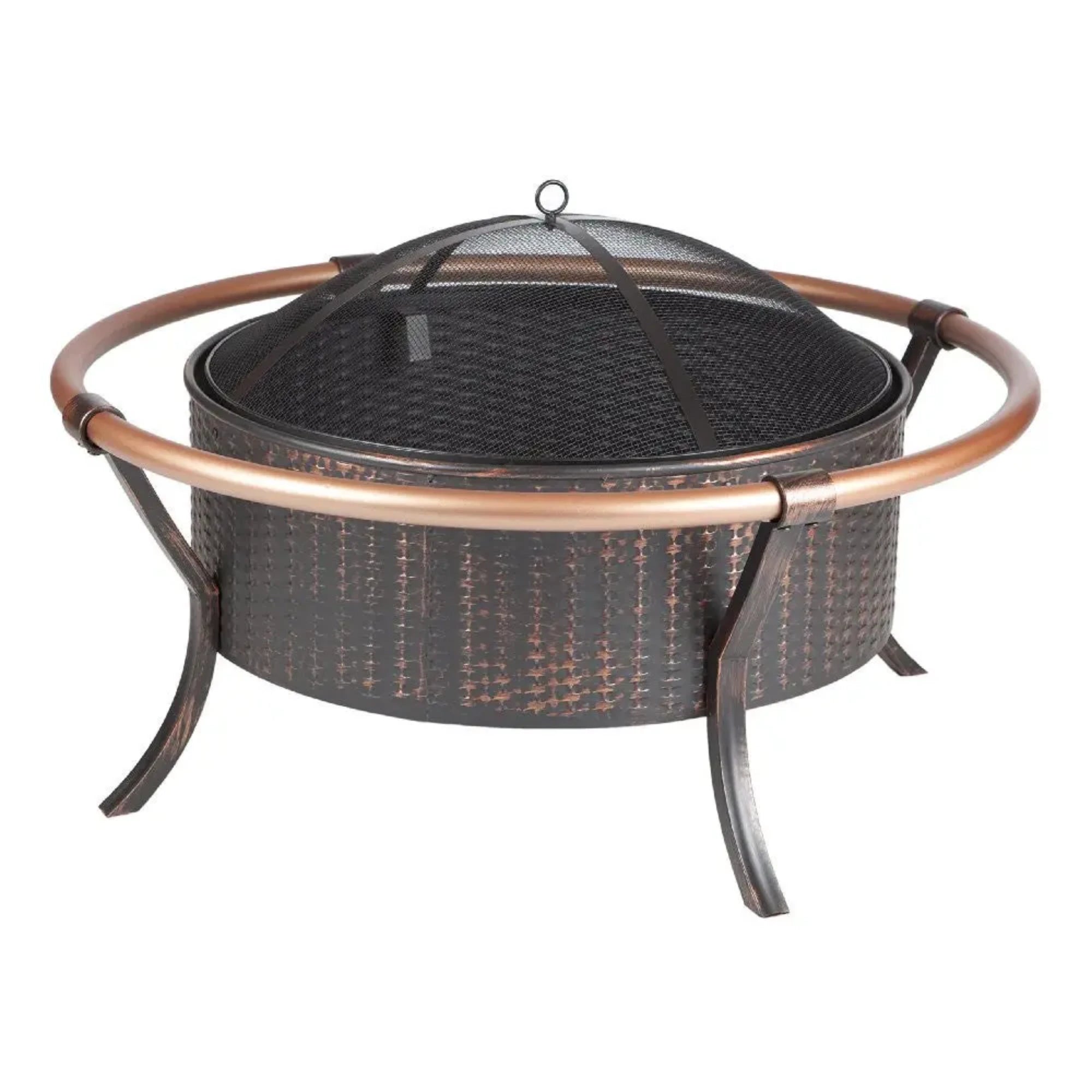 Well Traveled Living Copper Rail Fire Pit | Novaselectes