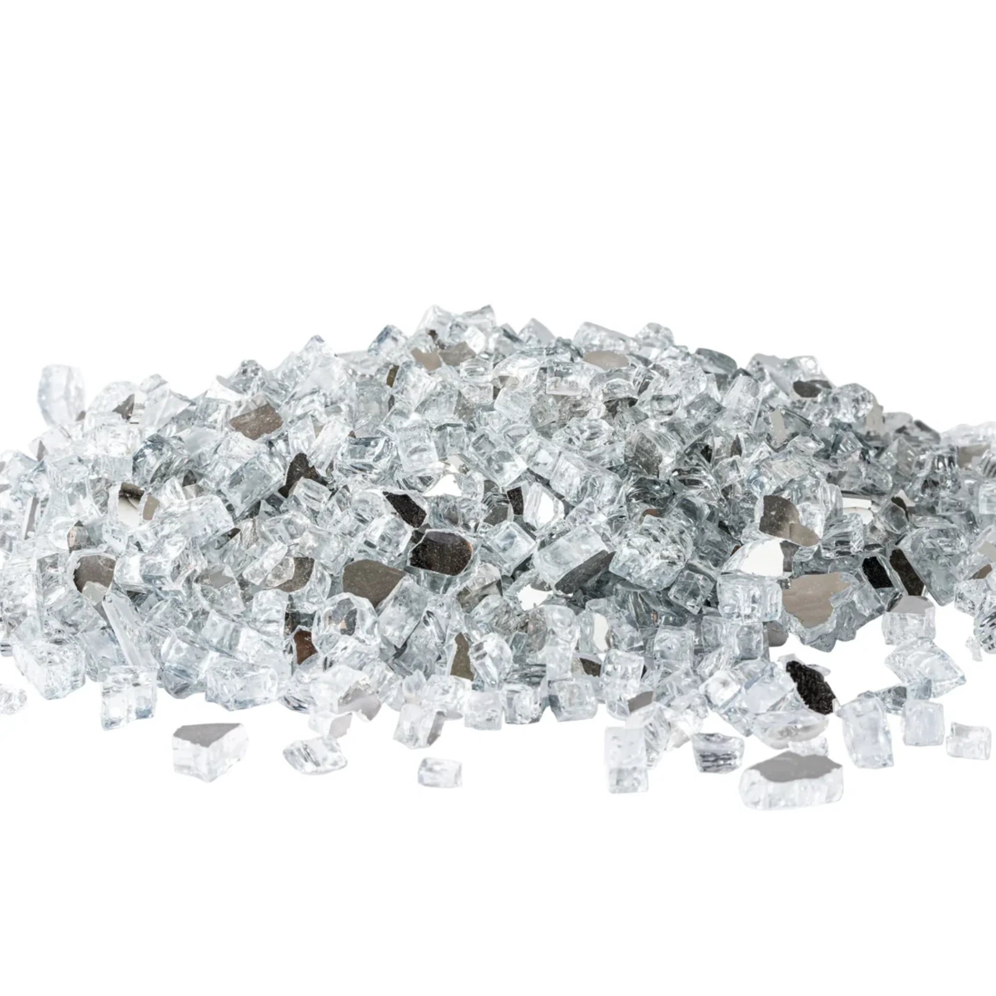 Well Traveled Living Crystal Clear Reflective Fire Glass | Novaselectes