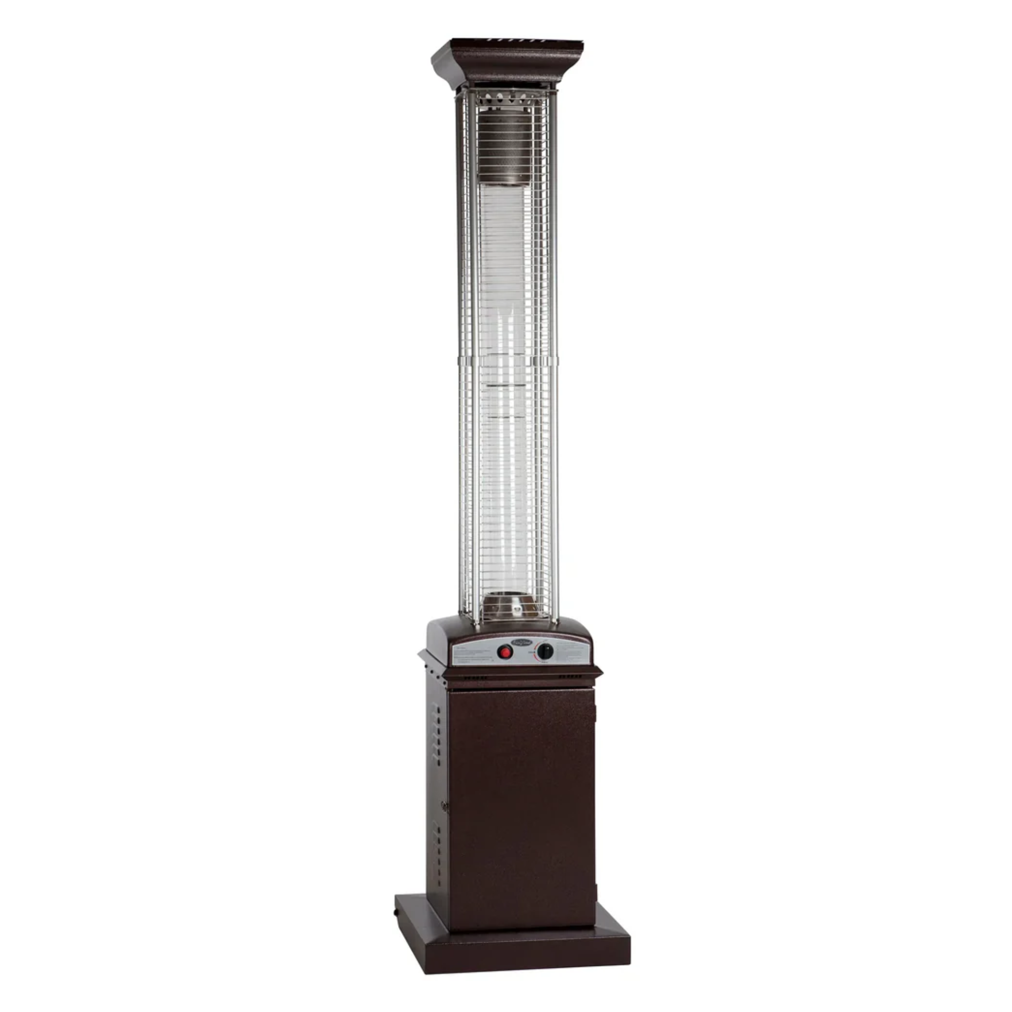 Well Traveled Living Hammered Bronze Finish Square Flame Propane Patio Heater | Novaselectes