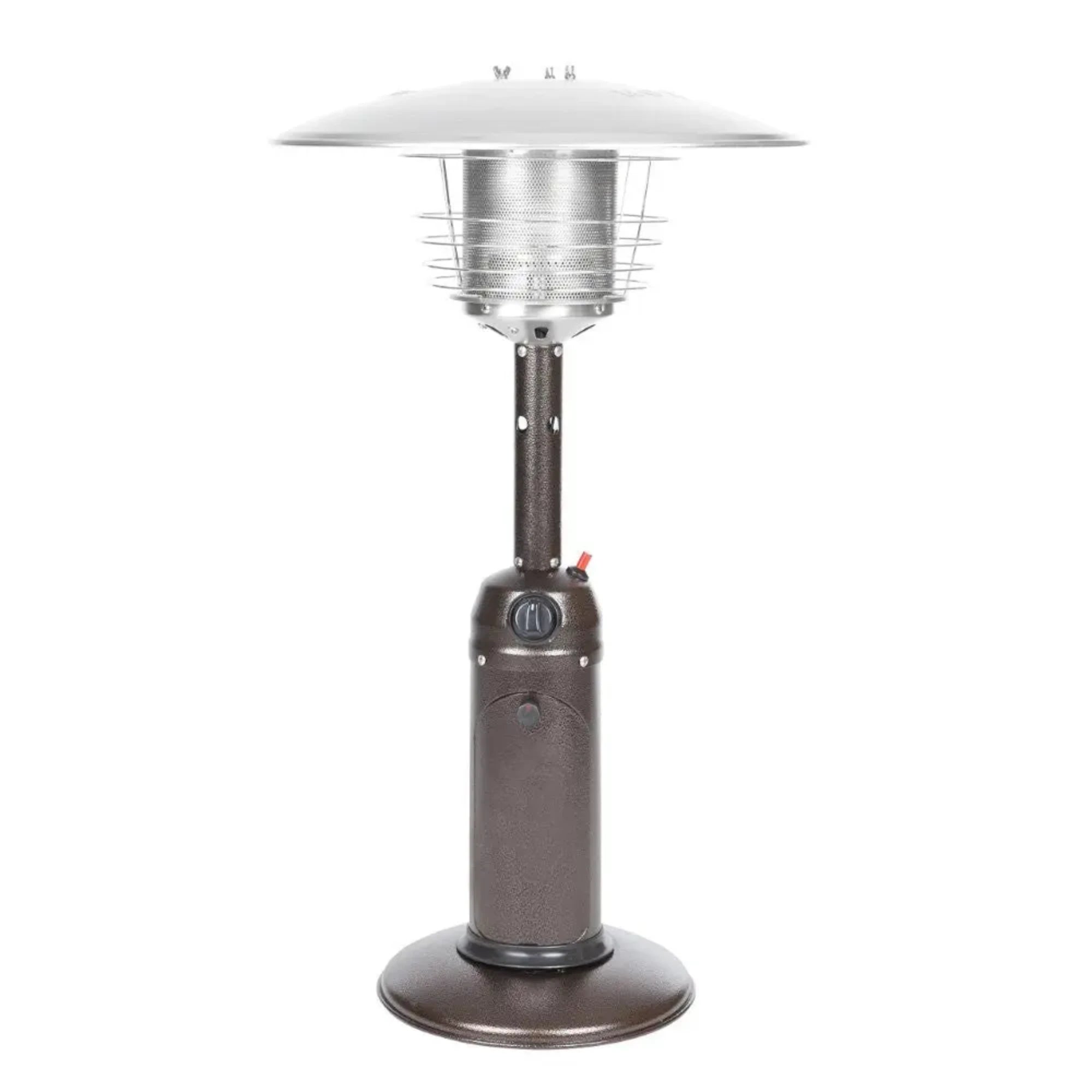 Well Traveled Living Hammered Bronze Finish Table Top Propane Patio Heater | Novaselectes