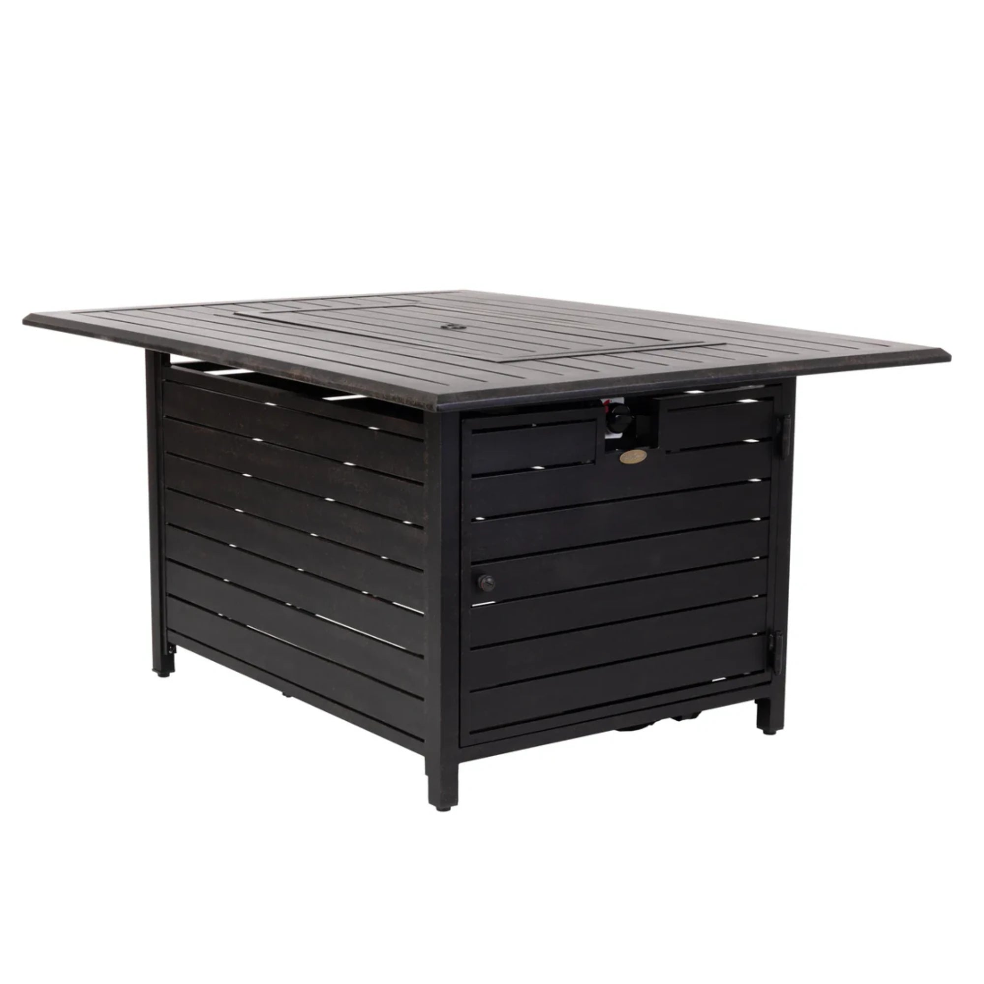 Well Traveled Living Longmont Aluminum Rectangular Propane Fire Pit | Novaselectes