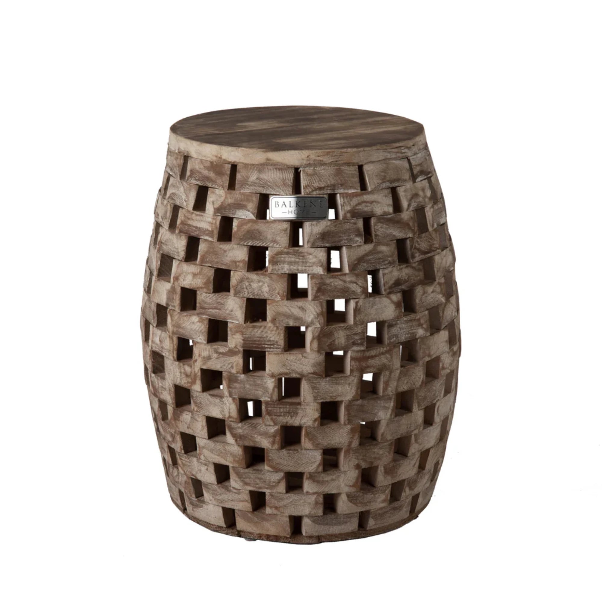 Well Traveled Living Maya Oval Garden Stool | Novaselectes