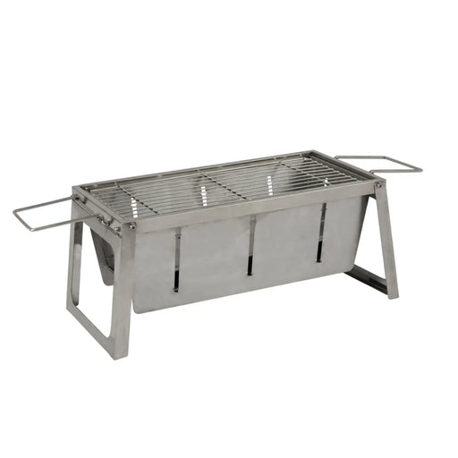 Well Traveled Living Stainless Steel Foldaway Charcoal Grill | Novaselectes