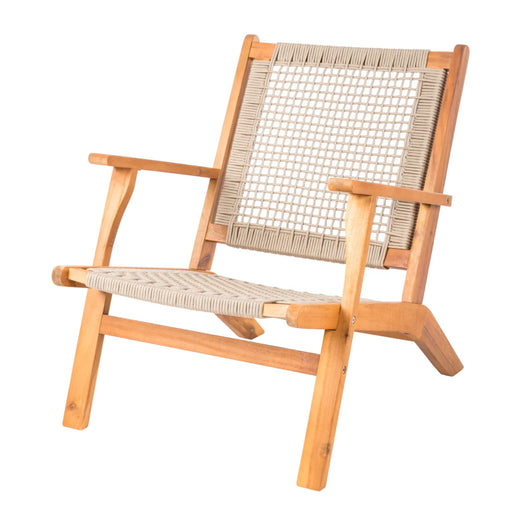 Well Traveled Living Vega Natural Stain Outdoor Chair | Novaselectes
