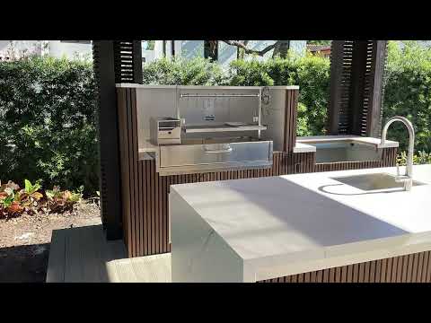 Tagwood BBQ05SS Built-In Argentine Wood Fire & Charcoal Grill | Novaselectes