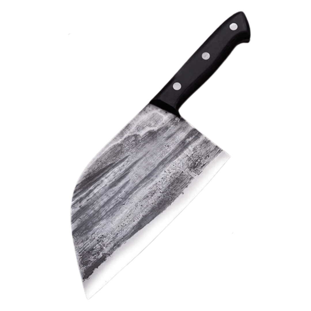HANDCRAFTED BUTCHER KNIFE FULL TANG HANDLE FORGED HIGH-CARBON